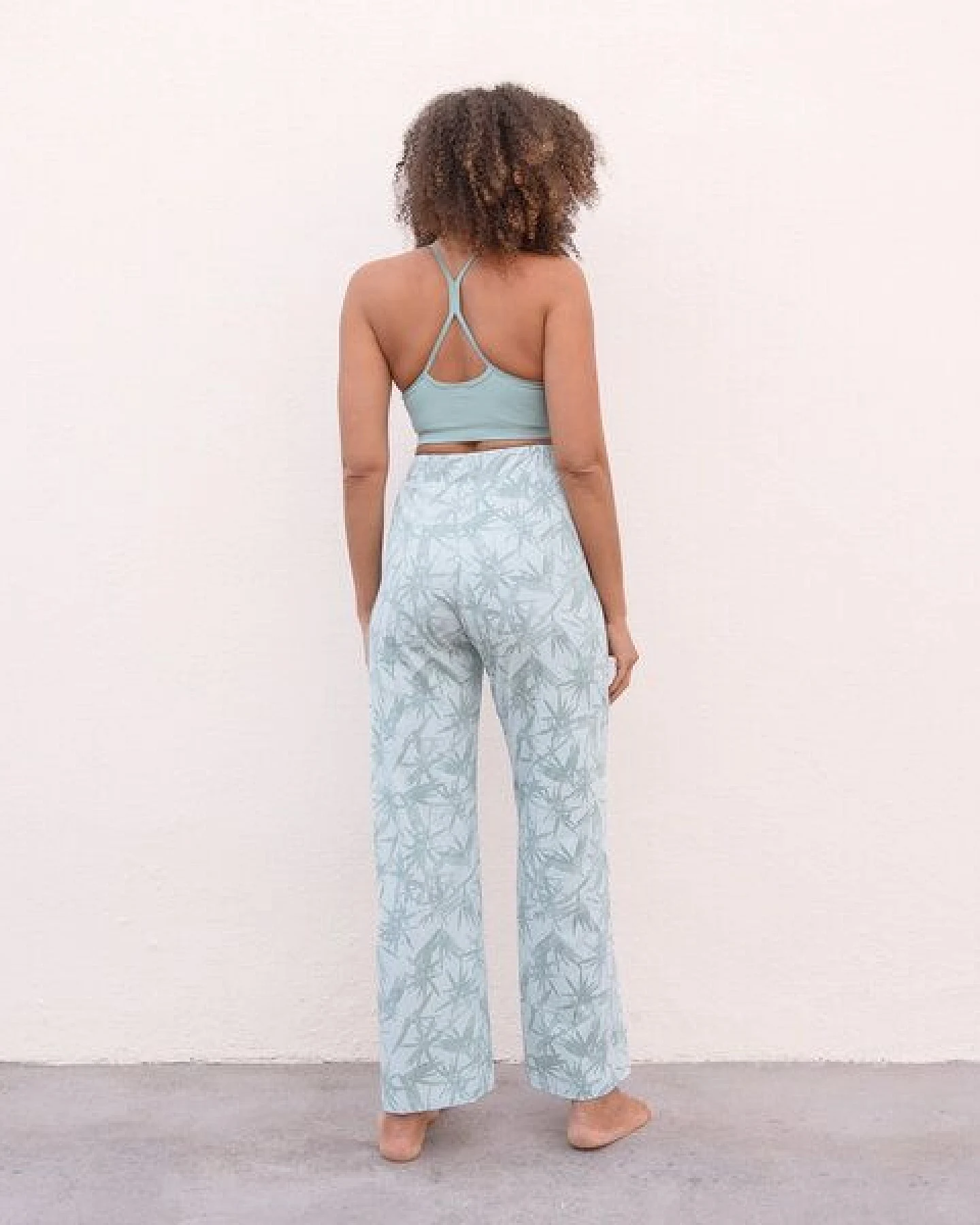 Jaya KAIRO COTTON NATURE - Damen - Yoga/Loungepants mit Print aus elastischer Biobaumwolle – Ansicht 2