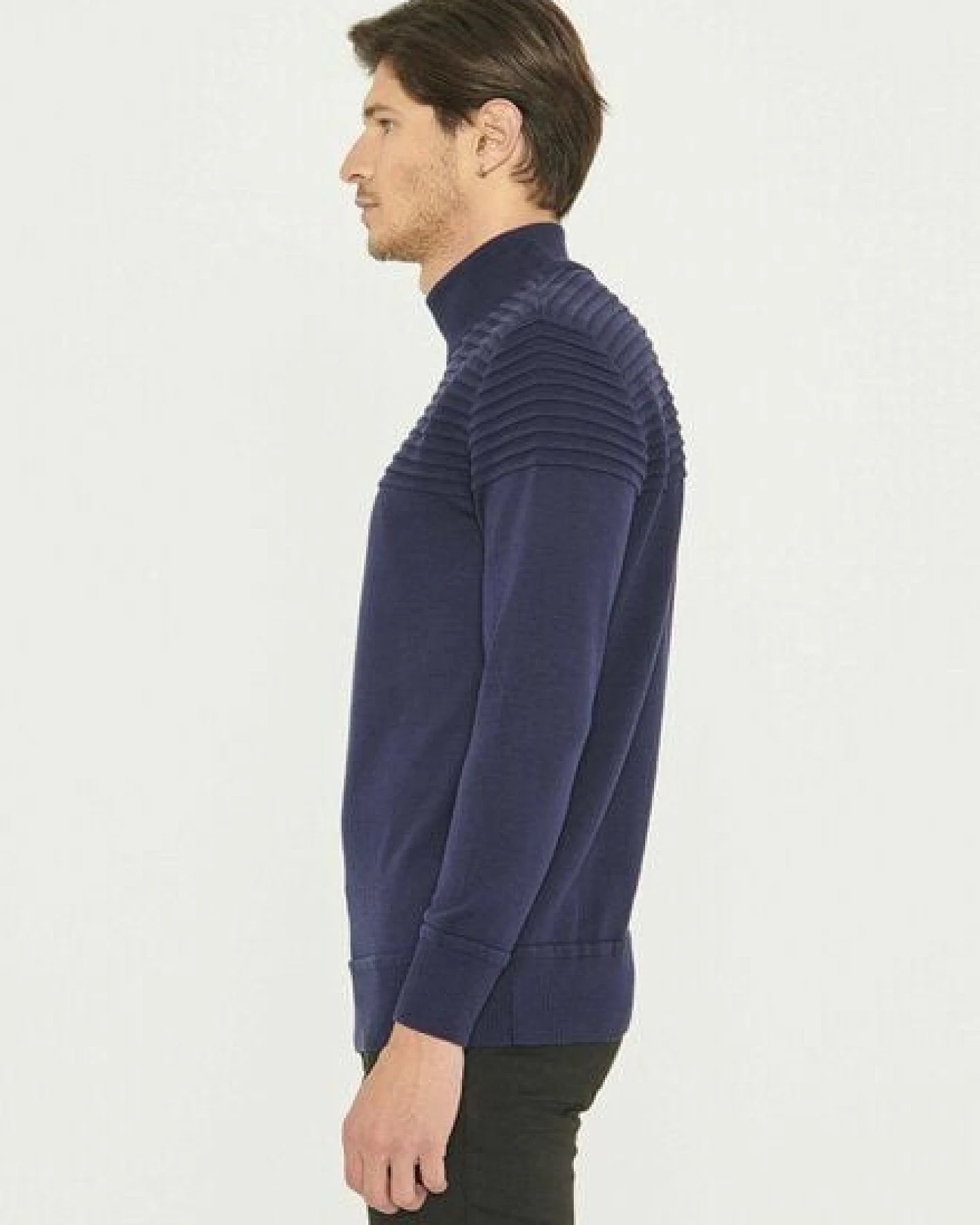 ORGANICATION Rollkragenpullover aus Bio-Baumwolle – Ansicht 3