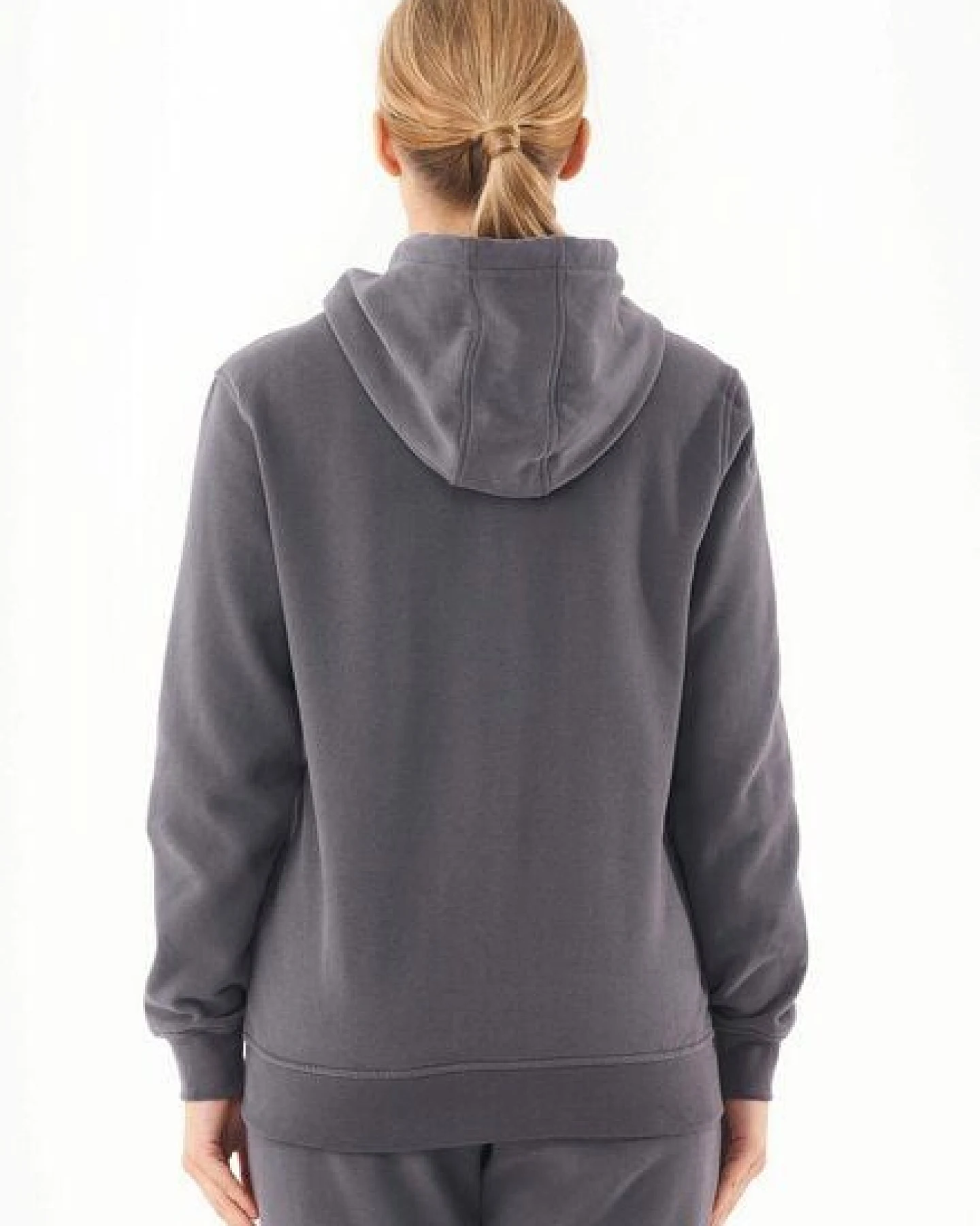 ORGANICATION Soft Touch Zip-Hoodie aus Bio-Baumwolle – Ansicht 3