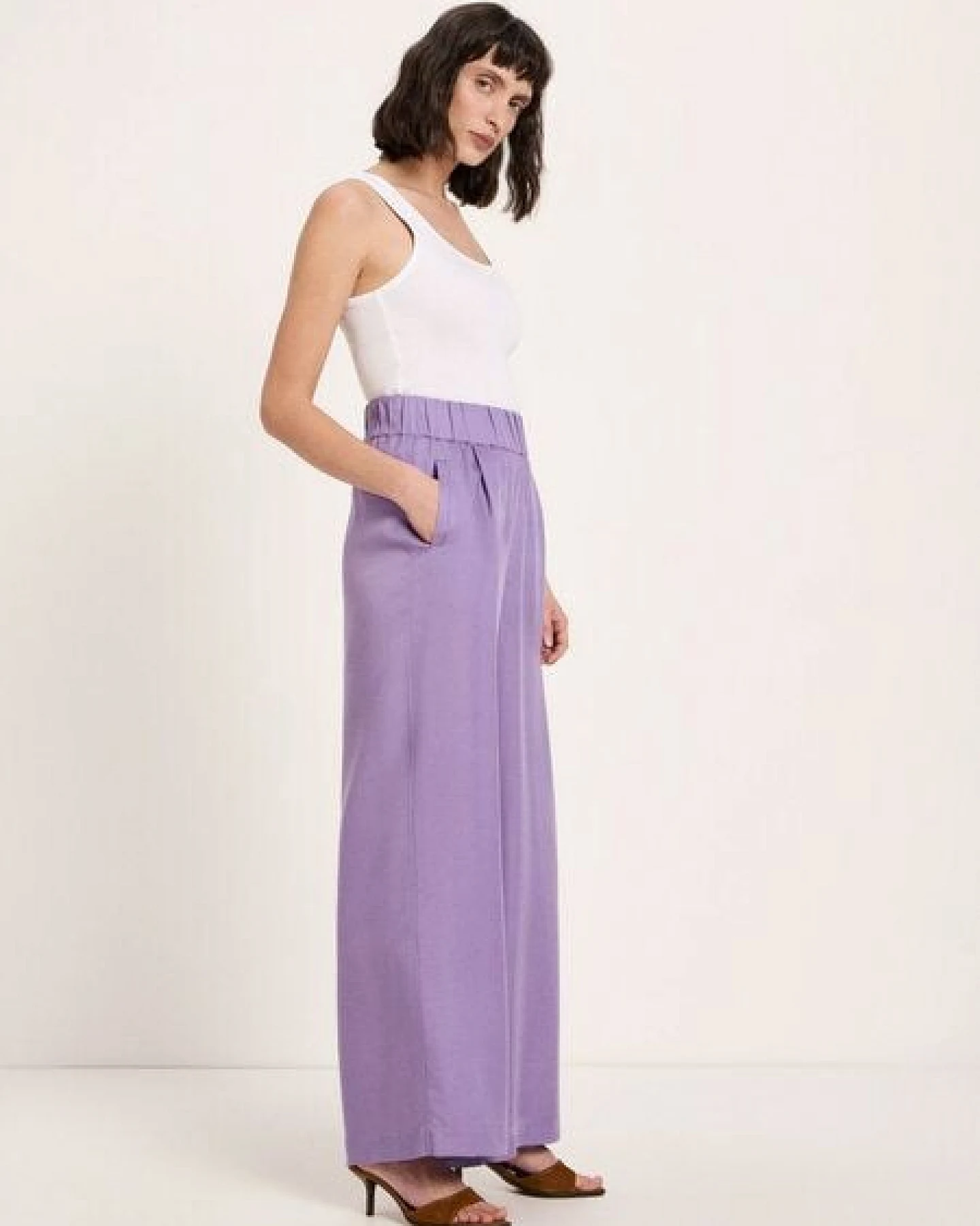 LANIUS Hose mit weitem Bein – Ansicht 3