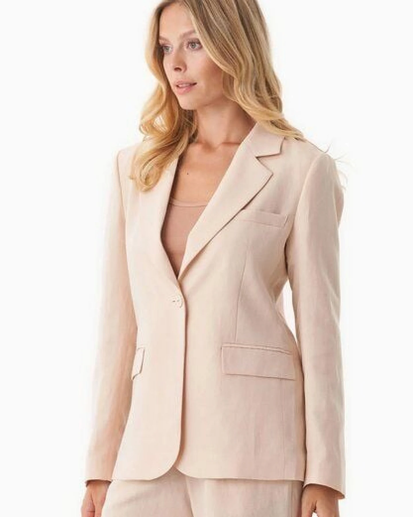 ORGANICATION Blazer aus TENCEL Lyocell und Leinen – Ansicht 4