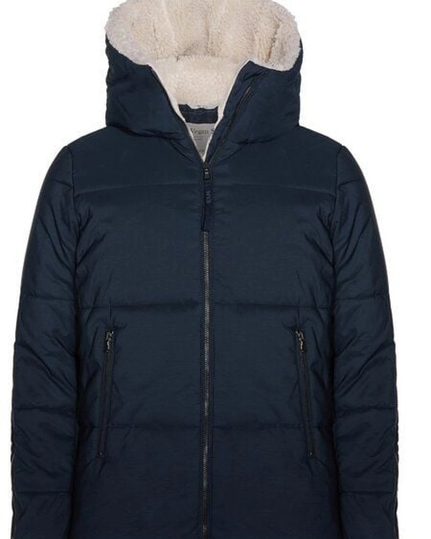 Will's Vegan Shop CO2-neutrale, recycelte und vegane Shearling Puffer – Ansicht 3