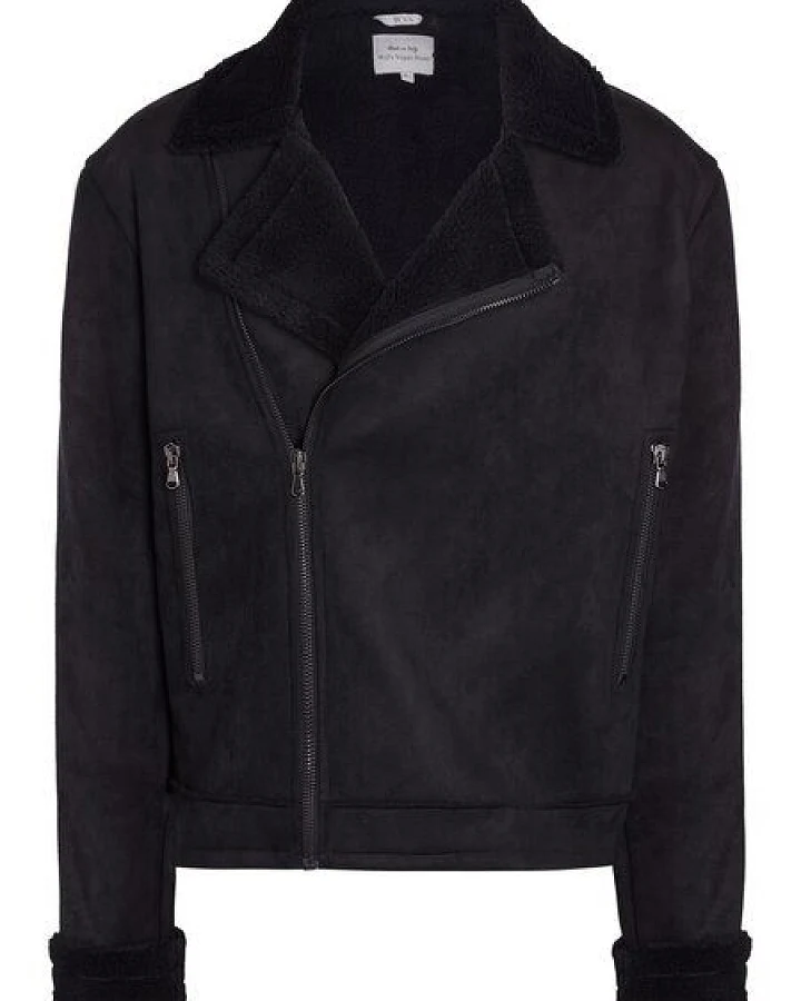 Will's Vegan Shop Recycelte Aviator aus veganem Shearling