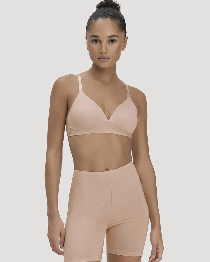 hessnatur Damen Shorts High Waist PURE FLOW aus TENCEL™ Modal - rosa - Größe 34