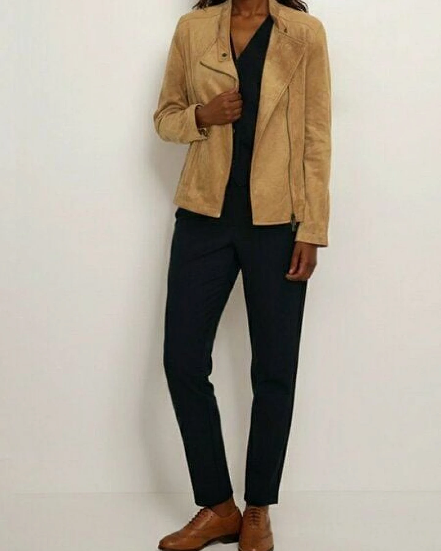 Will's Vegan Shop Vegane Wildlederjacke – Ansicht 2