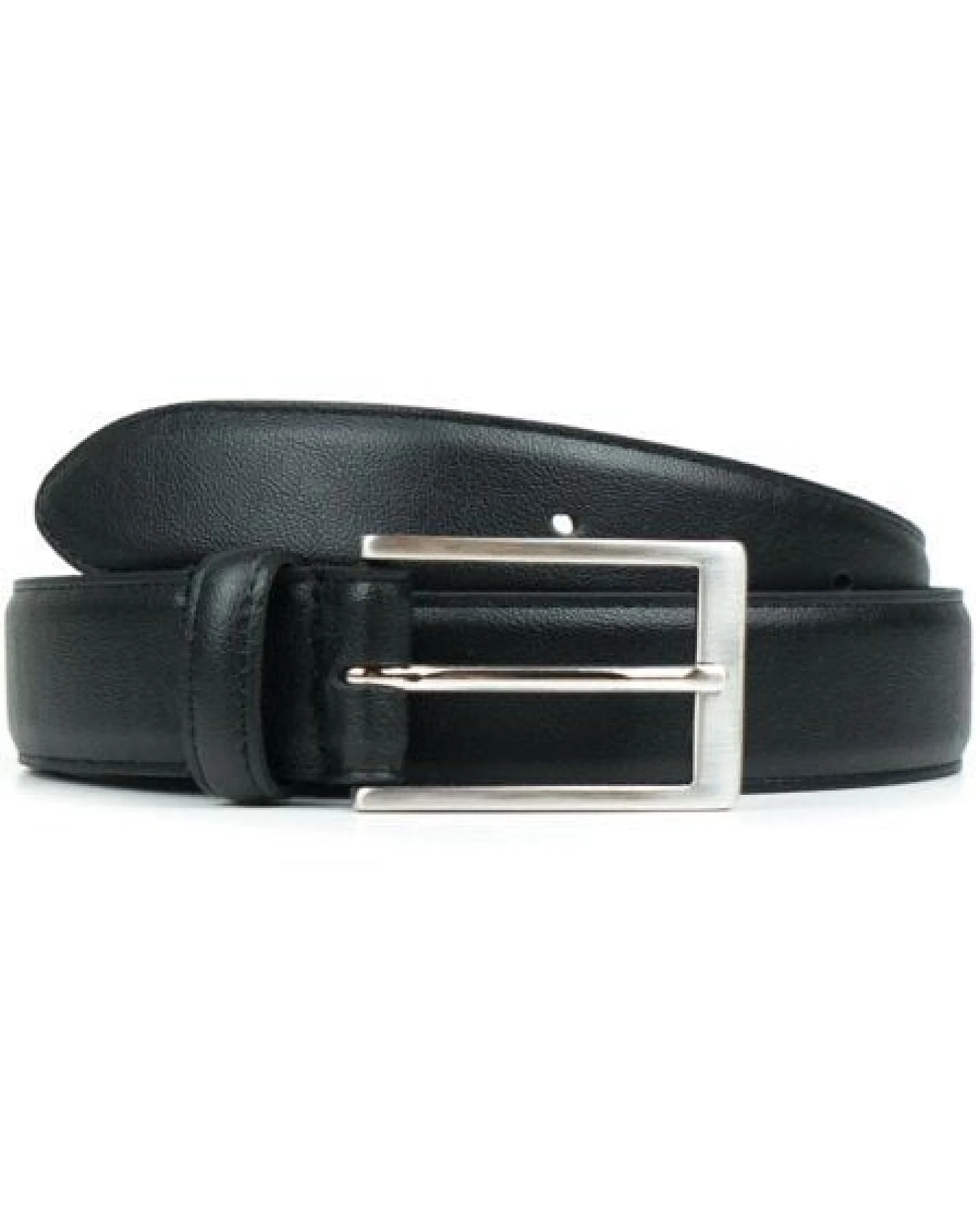 Will's Vegan Shop 3 cm Gürtel Schwarz Herren – Ansicht 2