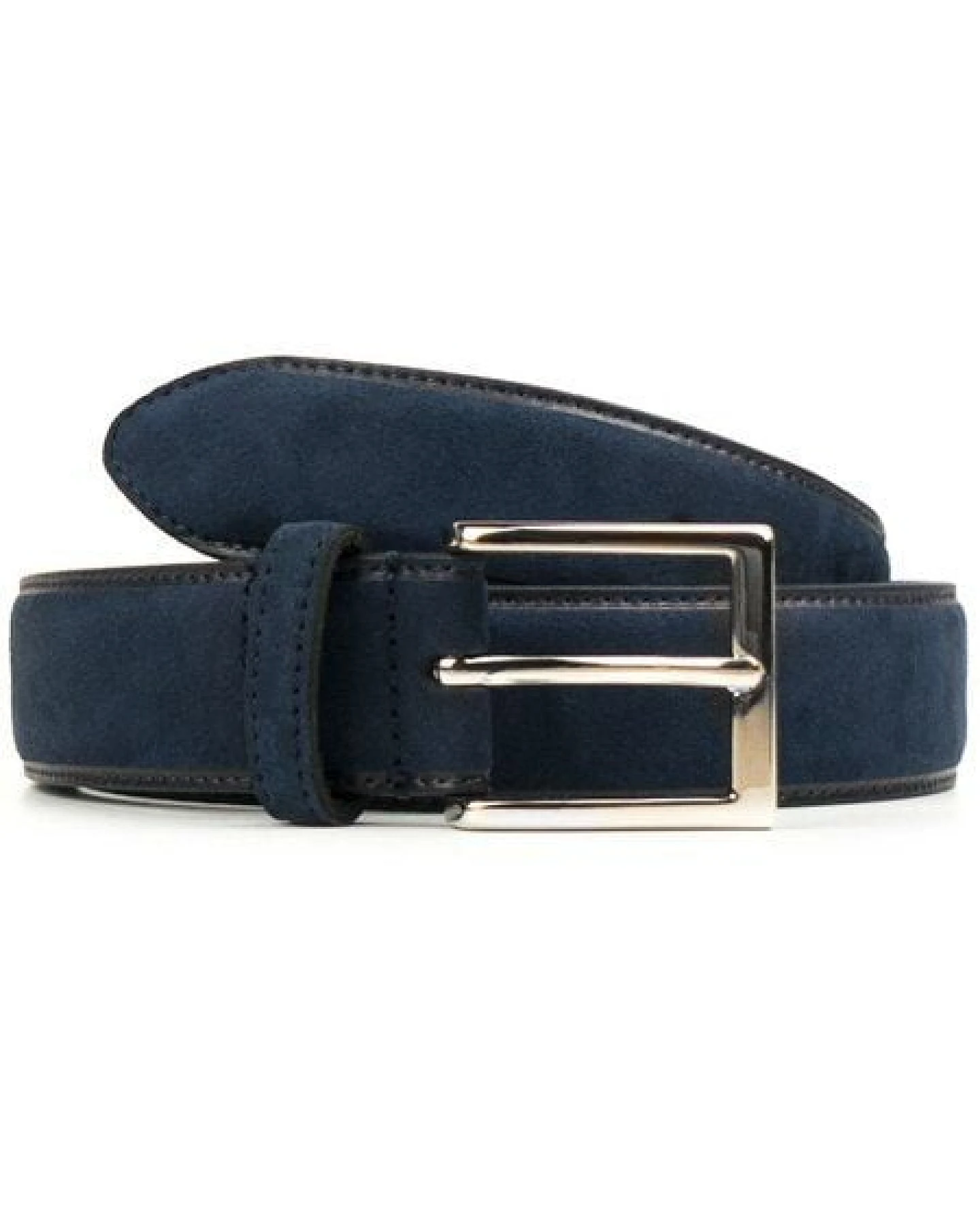 Will's Vegan Shop Continental-Gürtel, 3,5 cm Veganes Wildleder Herren – Ansicht 3