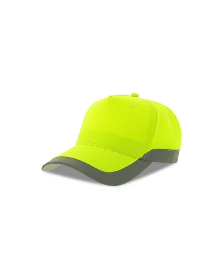 Atlantis Headwear Atlantis HiViz reflektierende wasserabweisende, gut sichtbare Cap aus recyceltem Material mit UV-Schutz