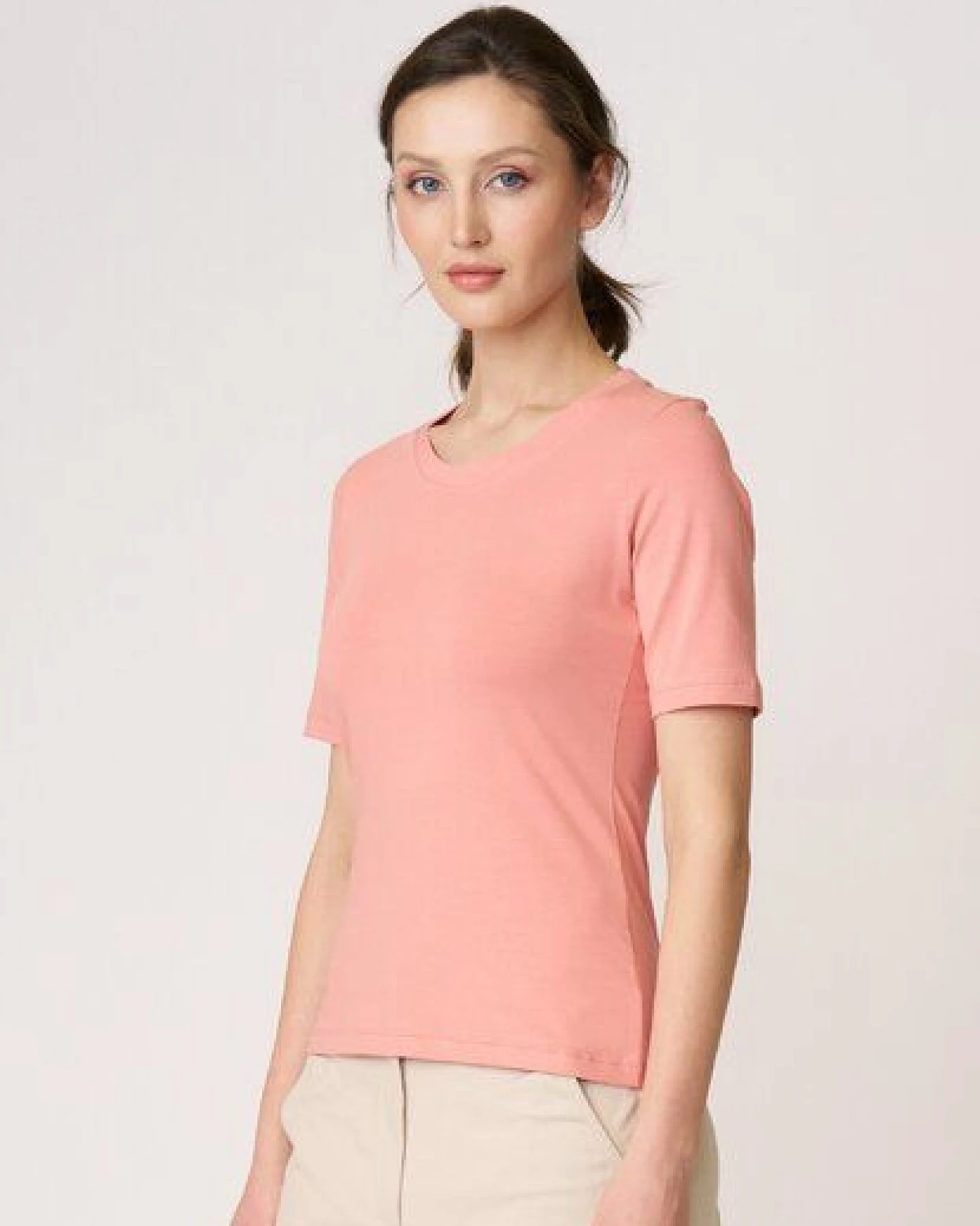 LANA Organic Basicshirt aus Bio Baumwolle, Modell Vinnie – Ansicht 3
