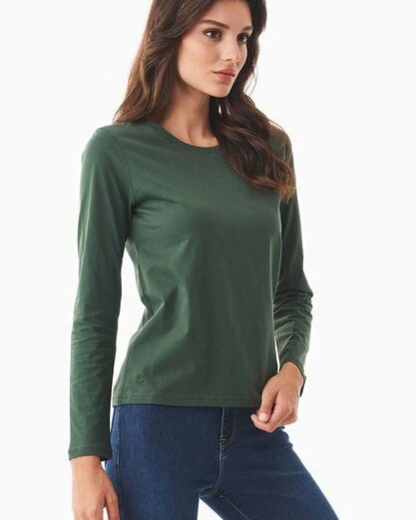 ORGANICATION Langarmshirt aus Bio-Baumwolle – Ansicht 3