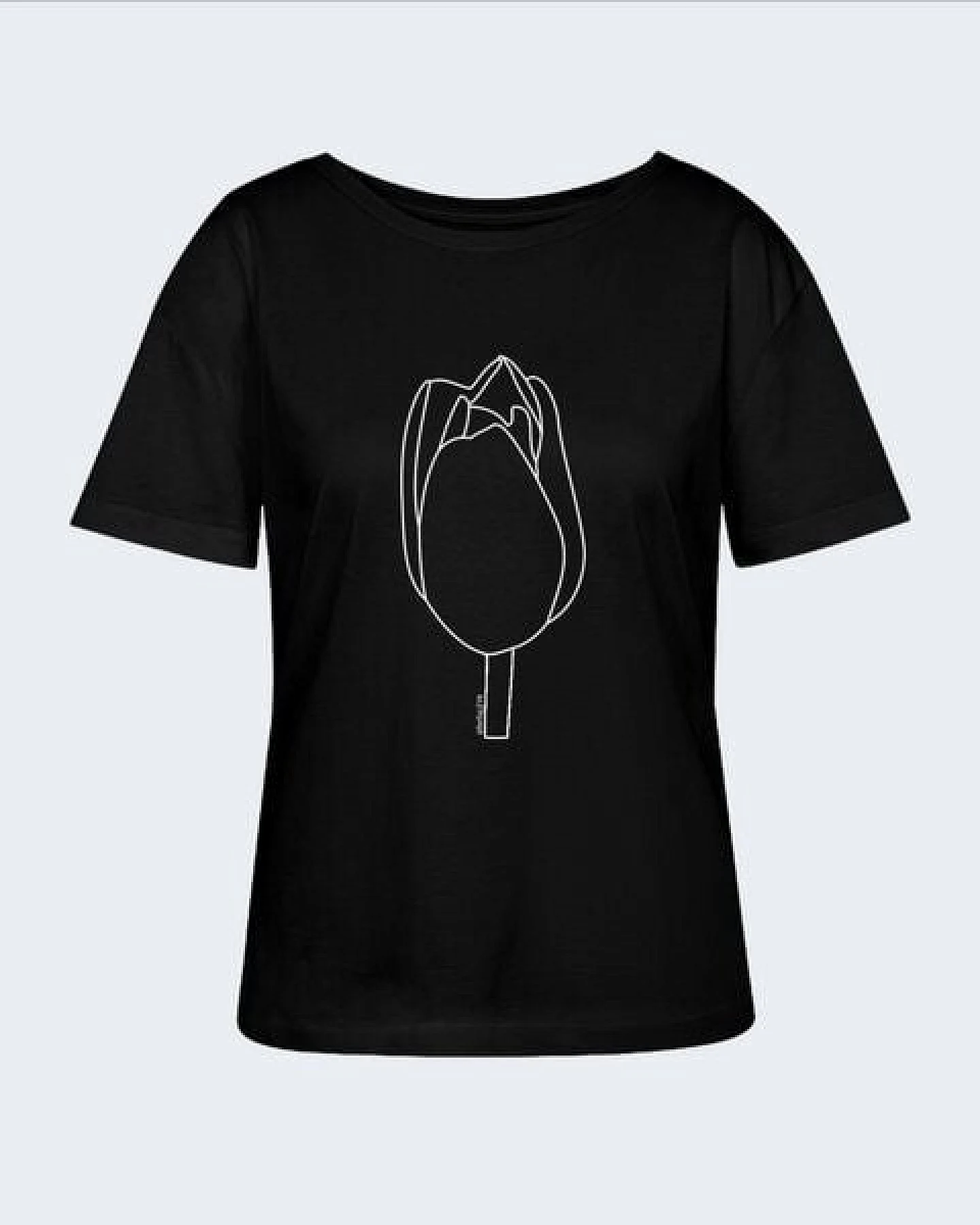 bellaLEYK T-Shirt „See Flowers“ – Bio-Baumwoll-Shirt mit Tulpenprint – Ansicht 3