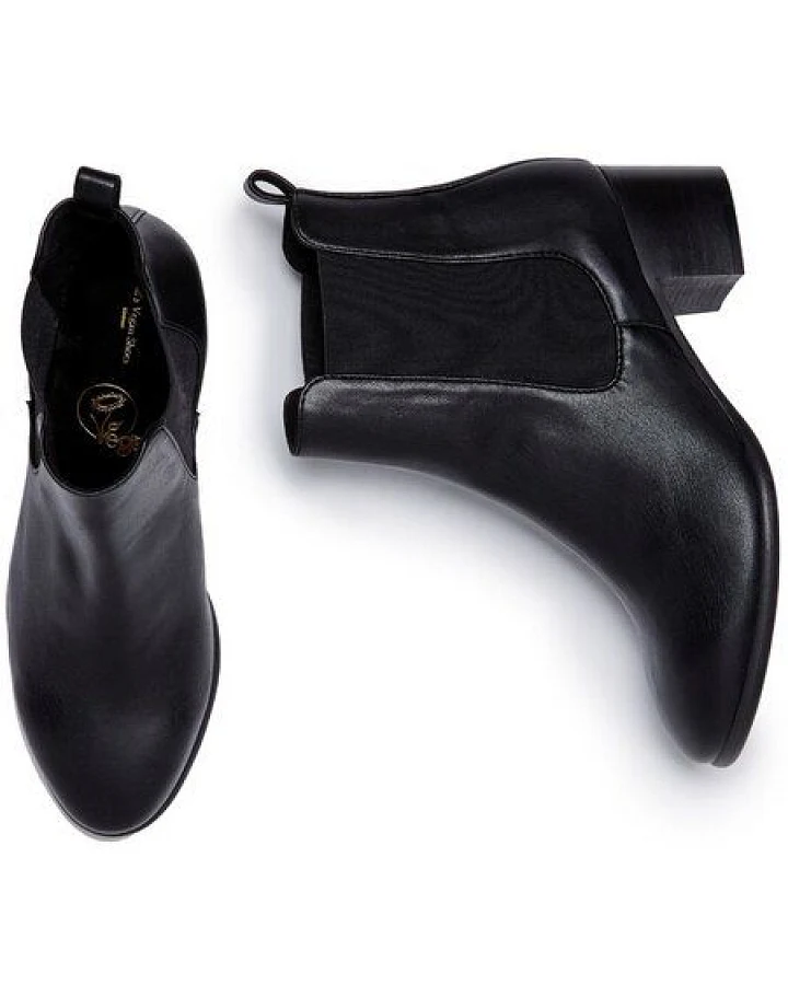 Will's Vegan Shop Almond Toe Chelsea Boots