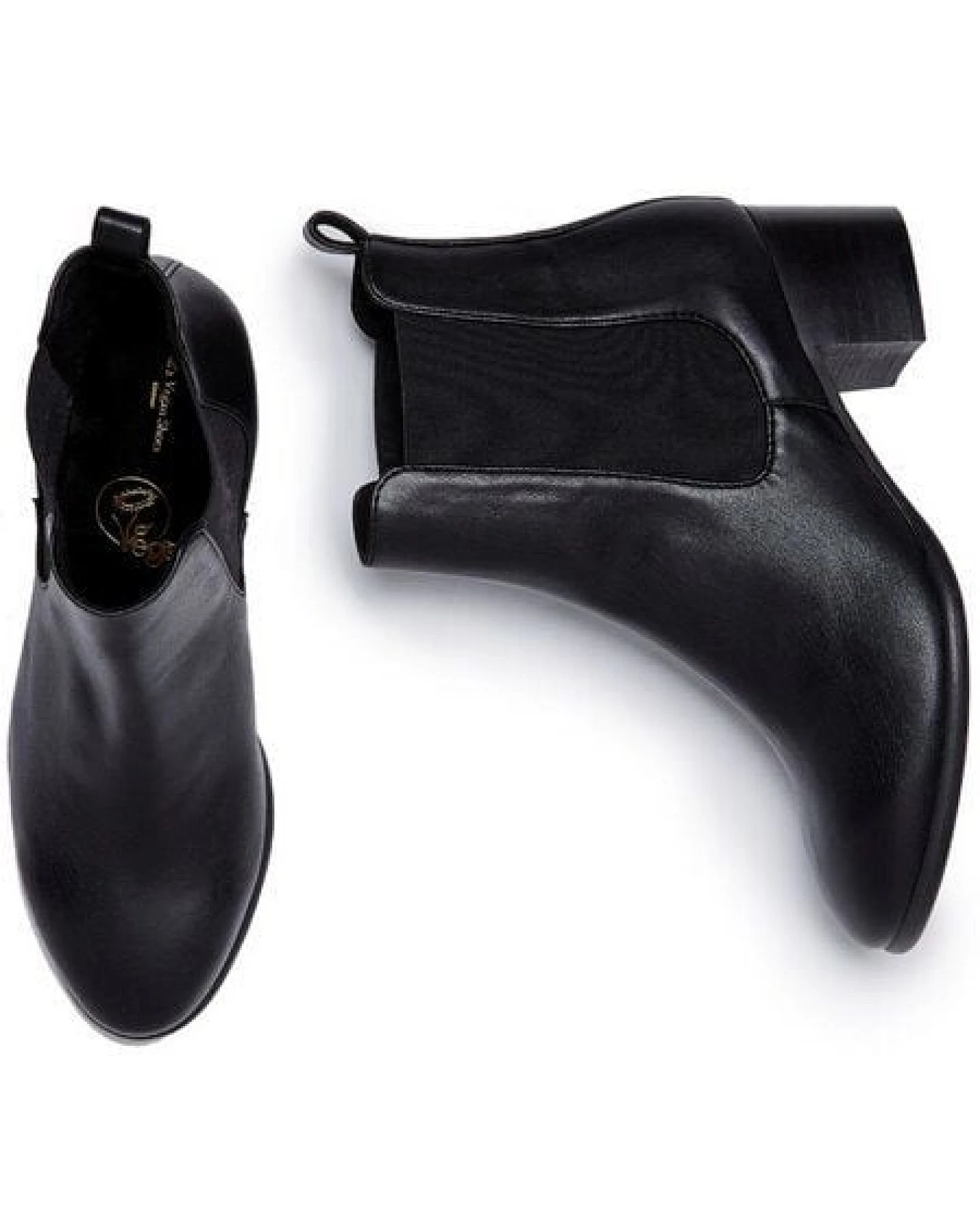 Will's Vegan Shop Almond Toe Chelsea Boots – Ansicht 2