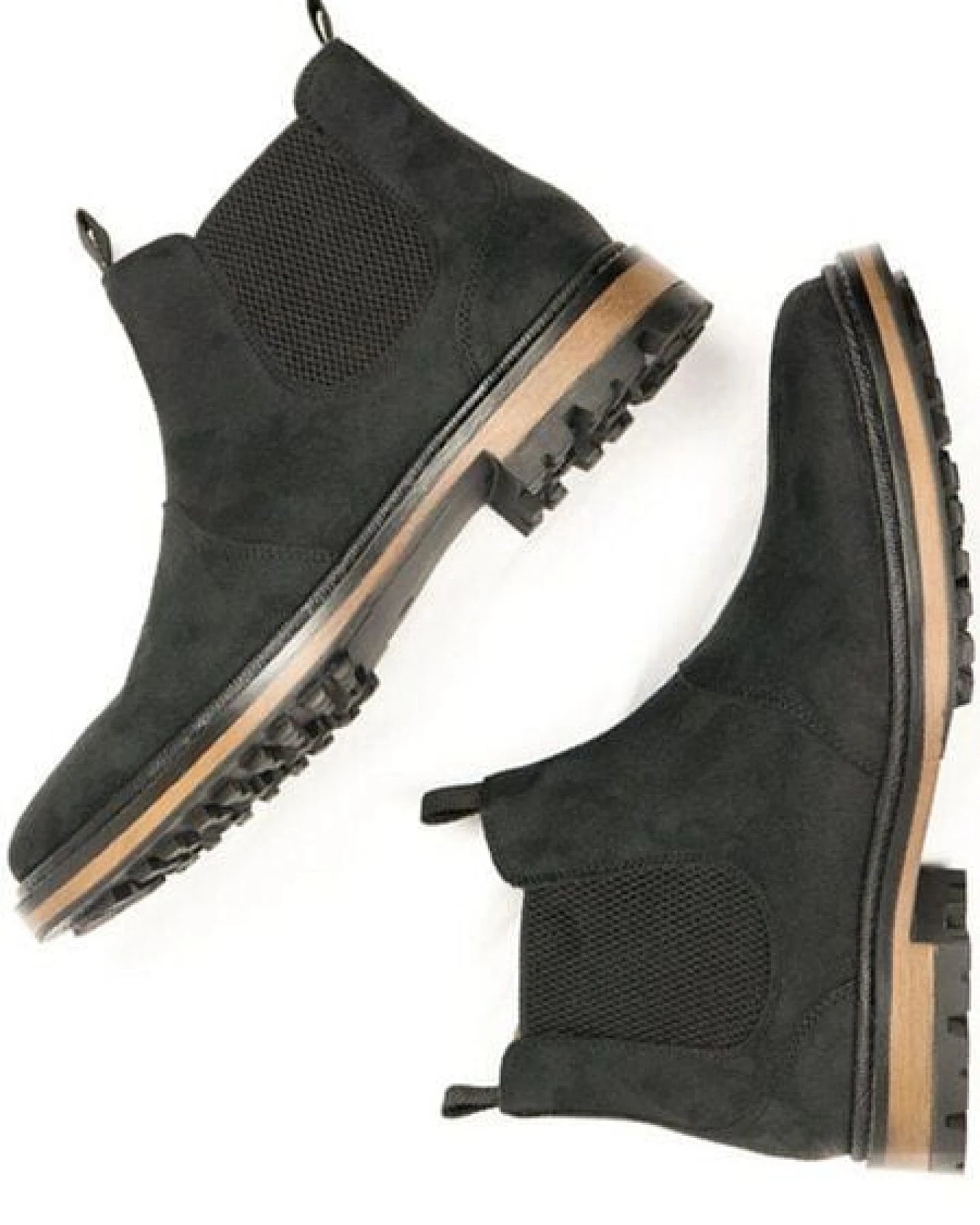 Will's Vegan Shop Continental Chelsea-Stiefel Veganes Wildleder Herren – Ansicht 2