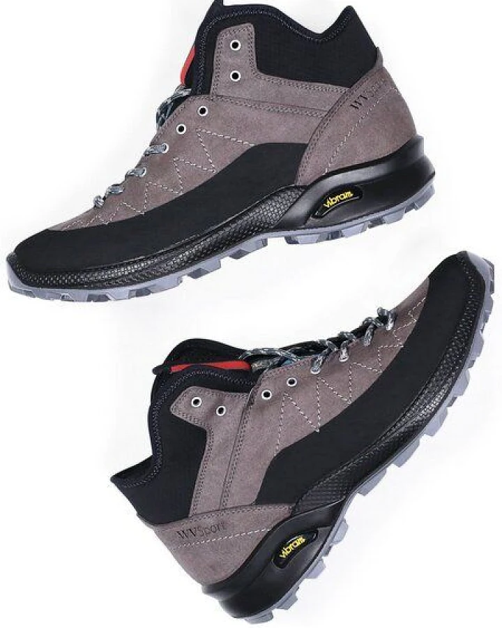 Will's Vegan Shop Cross-Wanderschuhe Grau Damen