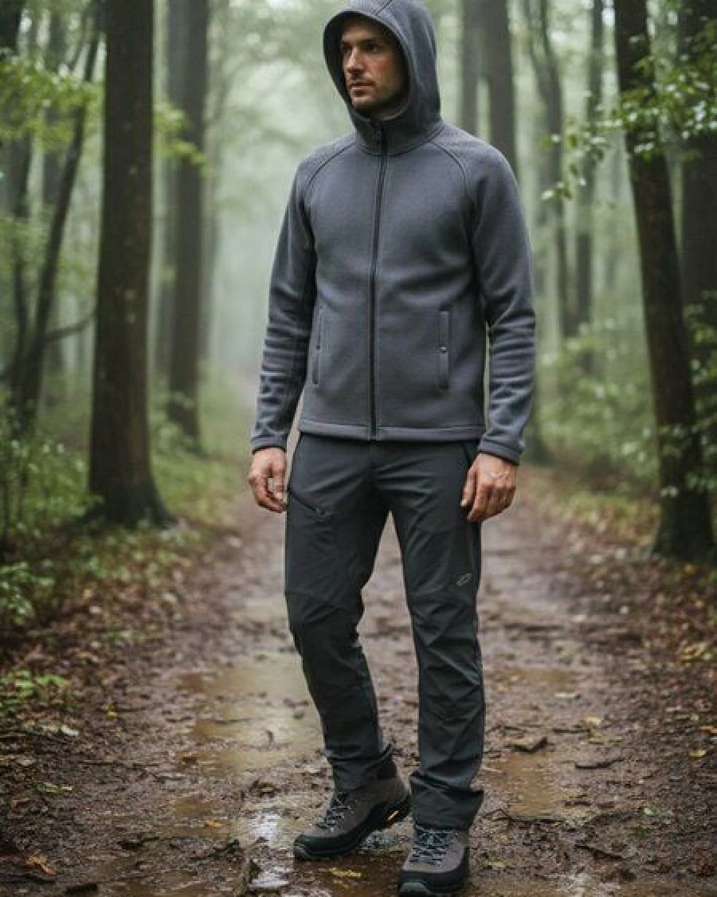 Will's Vegan Shop Cross-Wanderschuhe Grau Herren – Ansicht 2
