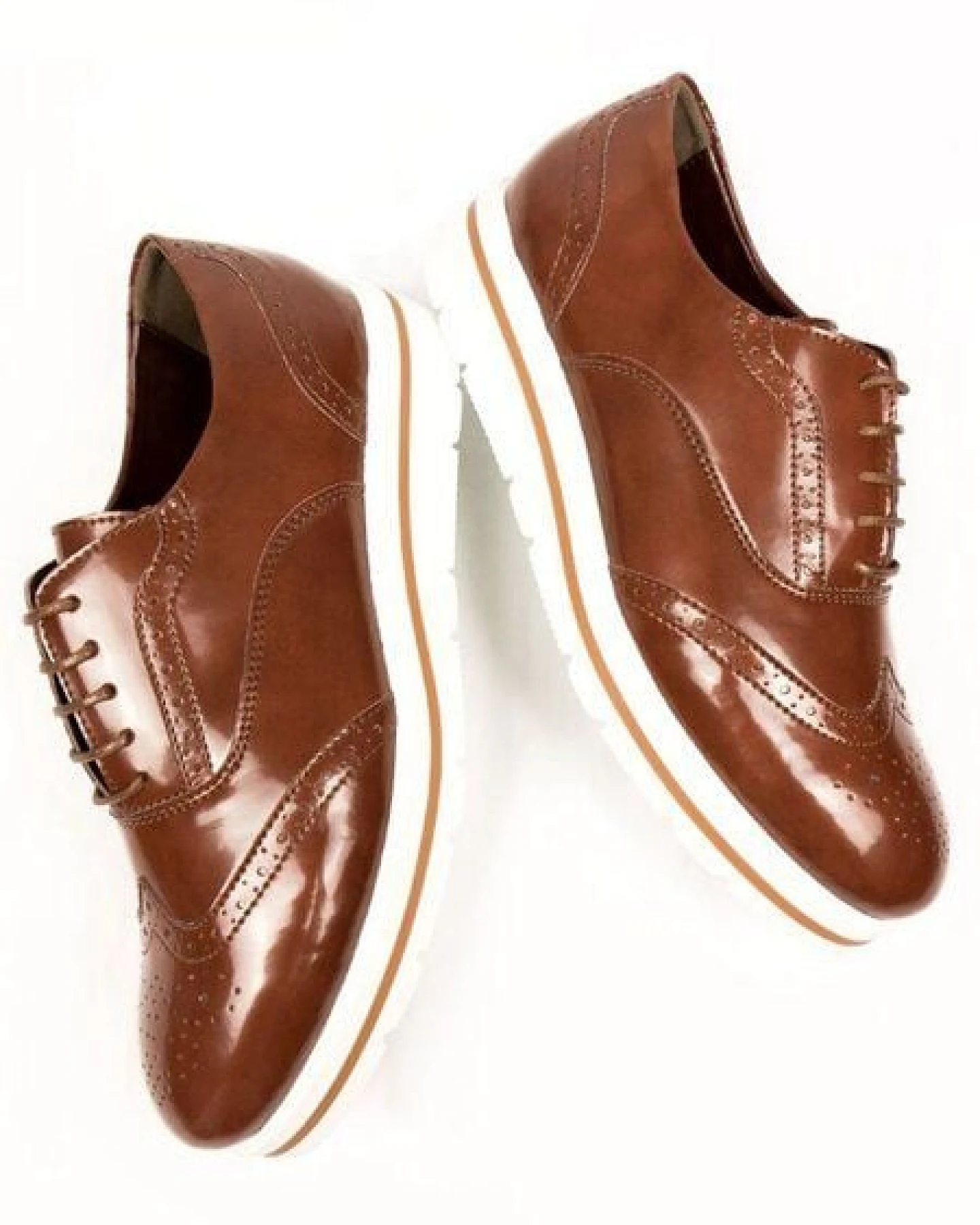 Will's Vegan Shop Flache Brogues Damen – Ansicht 2