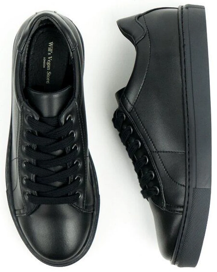 Will's Vegan Shop Kids NY Sneakers Schwarz Unisex