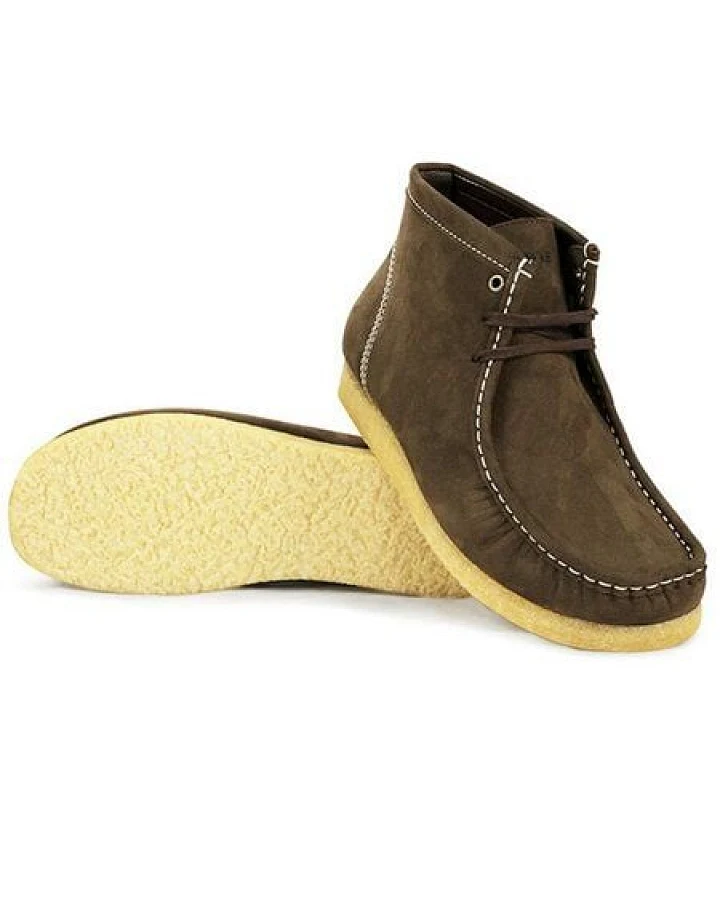 Will's Vegan Shop Mokkassin-Stiefel Veganes Wildleder Herren