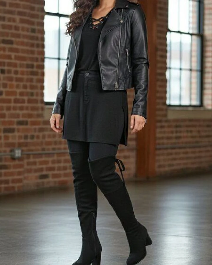 Will's Vegan Shop Over the Knee Stiefel Damen