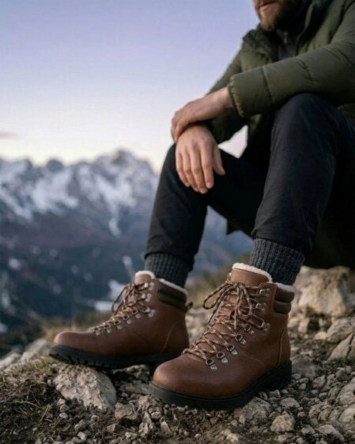 Will's Vegan Shop WVSport Isolierte Wasserdichte Alpine Trail-Wanderschuhe Herren – Ansicht 2