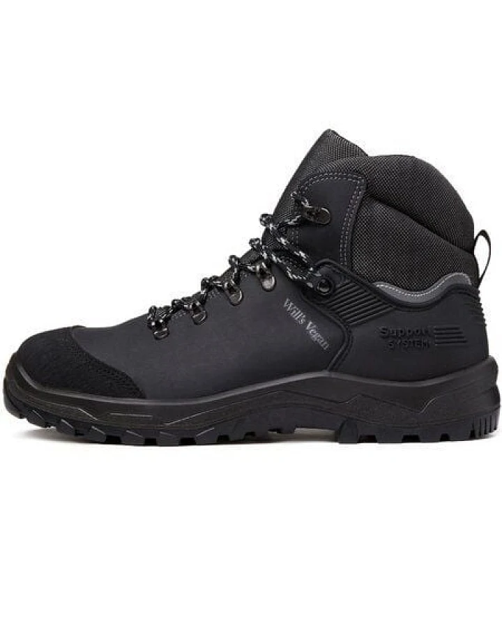 Will's Vegan Shop WVSport Sicherheits-Arbeitsstiefel S3 SRC