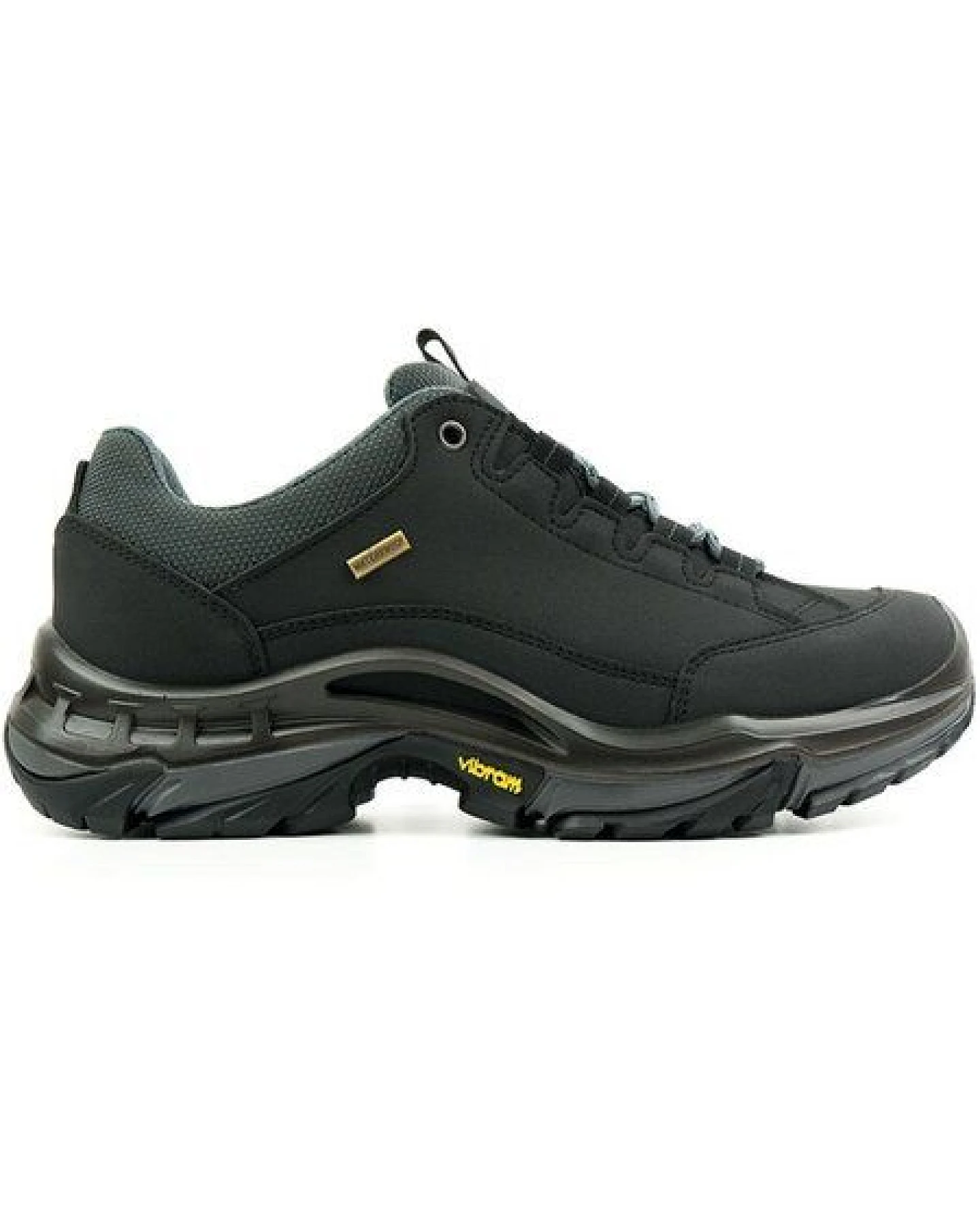 Will's Vegan Shop Wasserdichte Wanderstiefel Schwarz Herren 14-03-01-01 – Ansicht 2