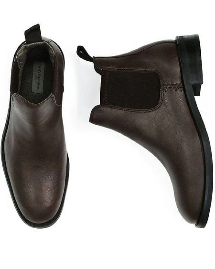 Will's Vegan Shop Wasserfeste Chelsea-Stiefel Herren