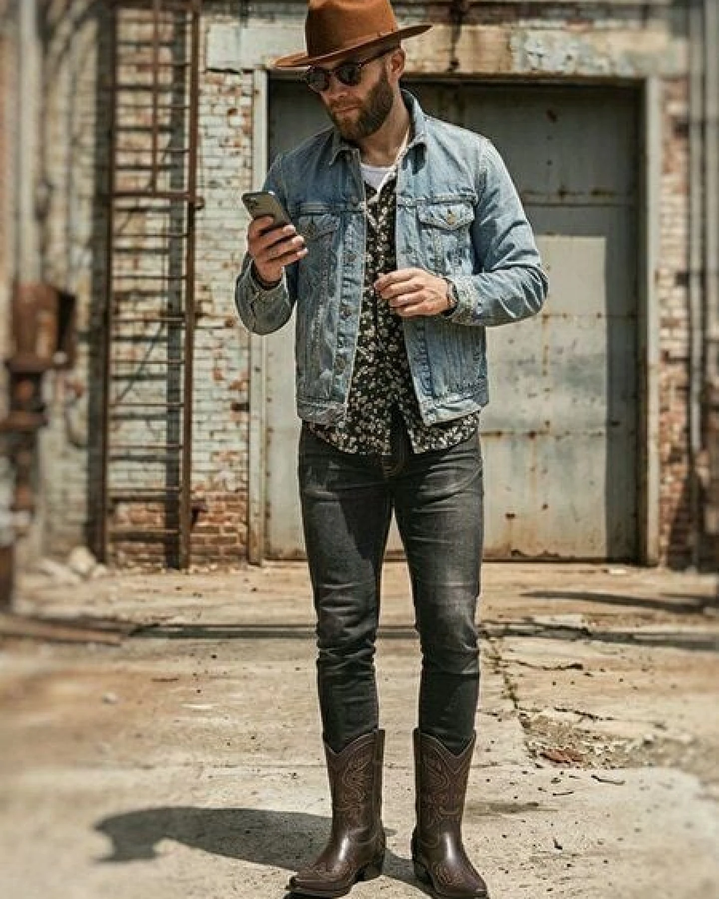 Will's Vegan Shop Westernstiefel Herren – Ansicht 3