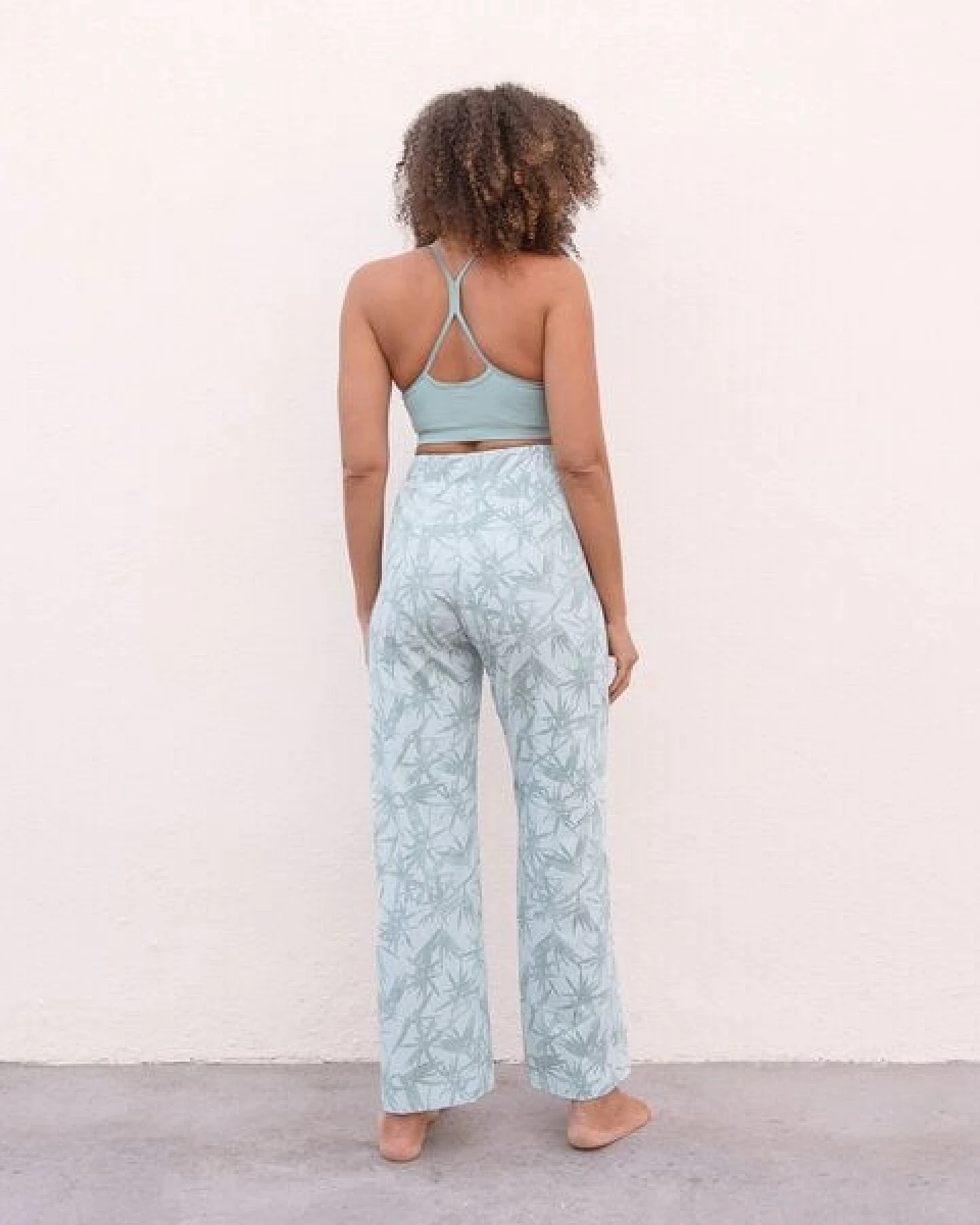 Jaya KAIRO COTTON NATURE - Damen - Yoga/Loungepants mit Print aus elastischer Biobaumwolle – Ansicht 2