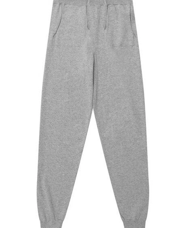 Will's Vegan Shop Lounge Knit Bottoms grau stricken Damen