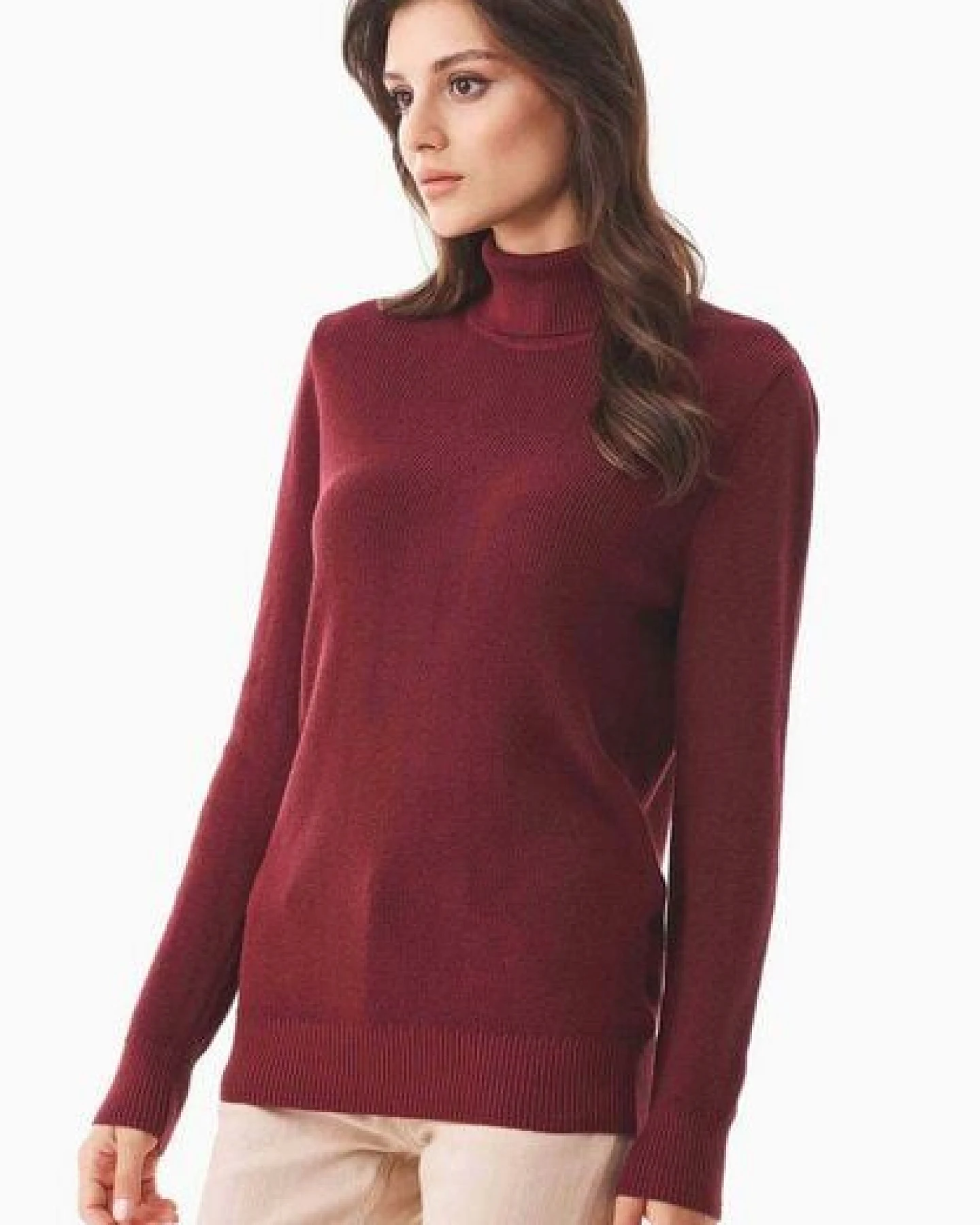 ORGANICATION Rollkragenpullover aus Bio-Baumwolle – Ansicht 4