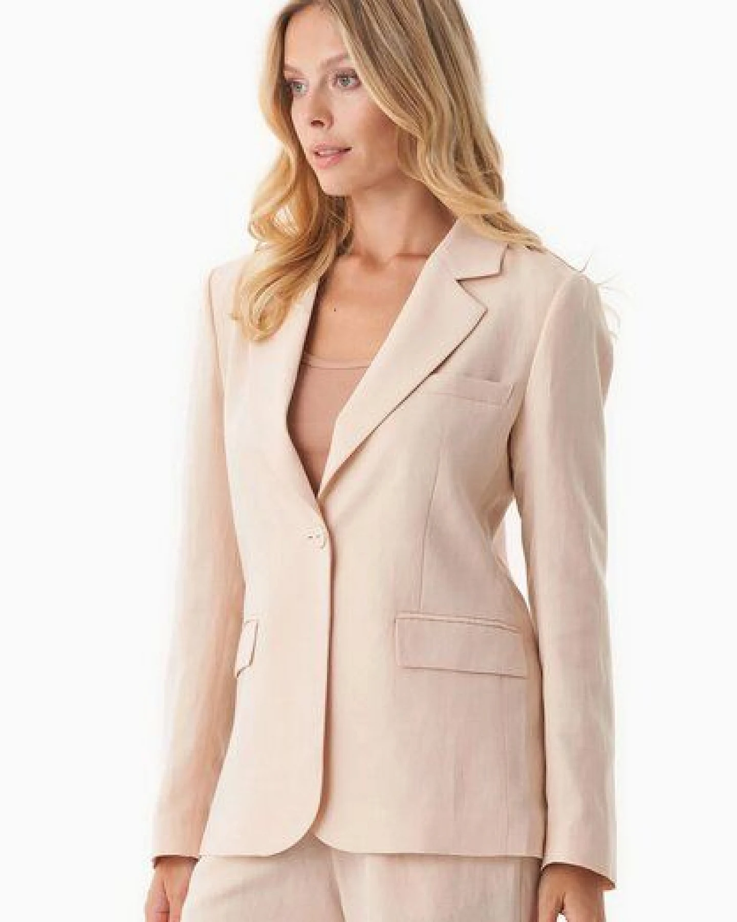 ORGANICATION Blazer aus TENCEL Lyocell und Leinen – Ansicht 4