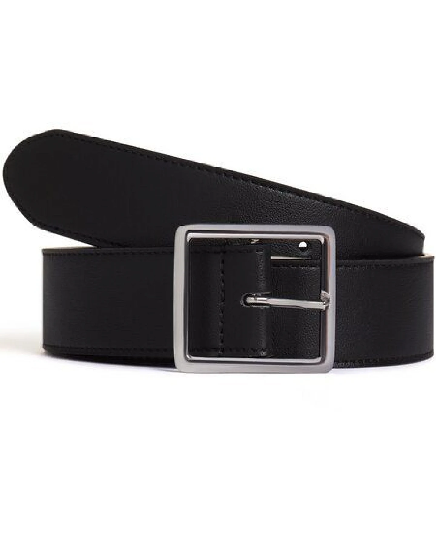 Will's Vegan Shop 4cm Quadratischer Schnallengürtel – Ansicht 2