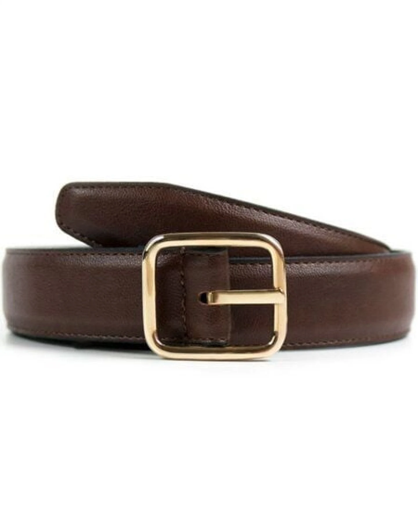 Will's Vegan Shop Geometrischer Gürtel, 3 cm Gold Damen – Ansicht 4