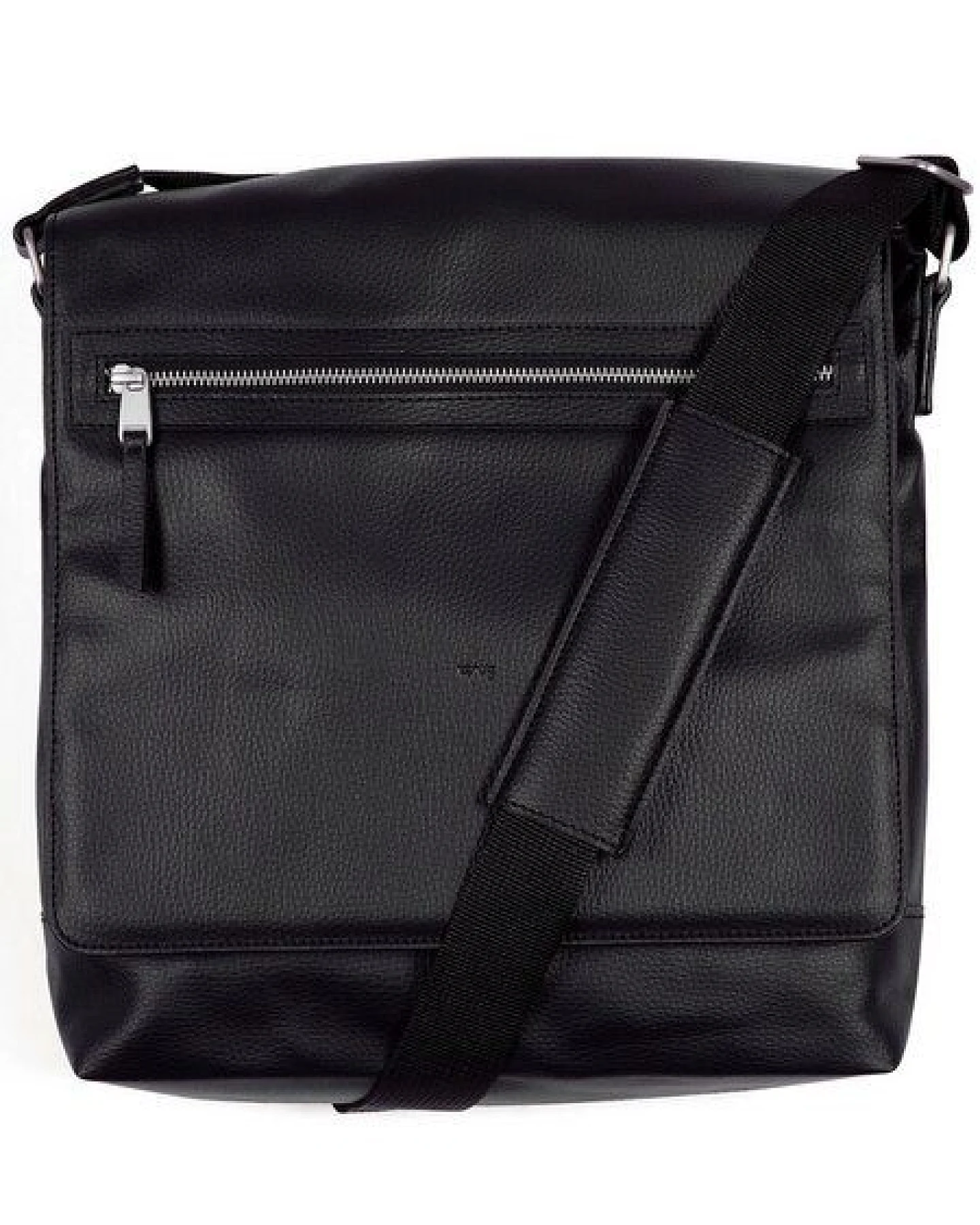 Will's Vegan Shop Reporters Bag Schwarz Unisex – Ansicht 2