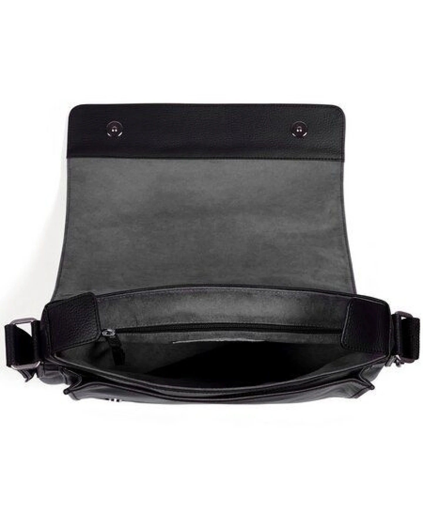 Will's Vegan Shop Reporters Bag Schwarz Unisex – Ansicht 4