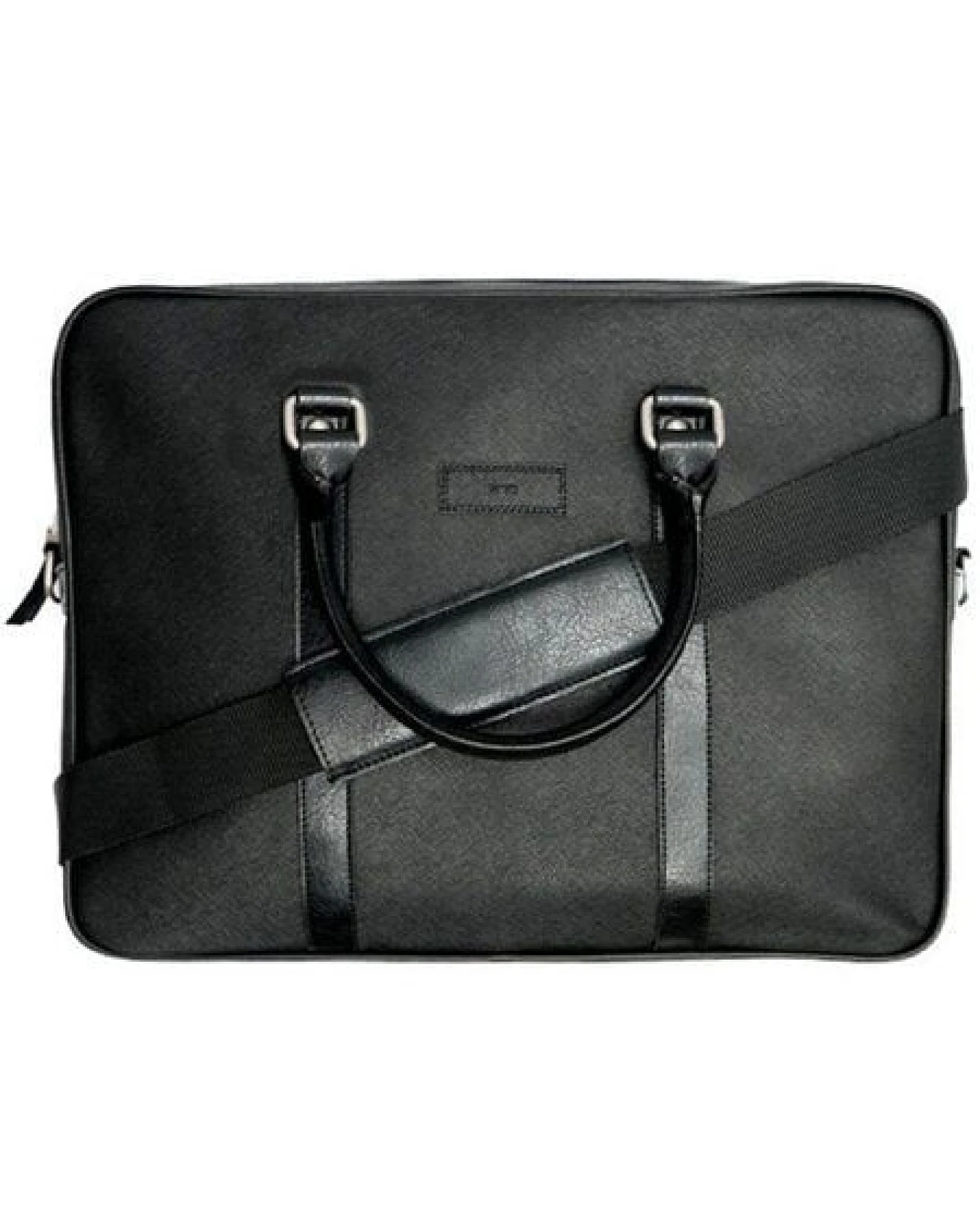 Will's Vegan Shop Schmale Aktentasche Schwarz Unisex – Ansicht 4