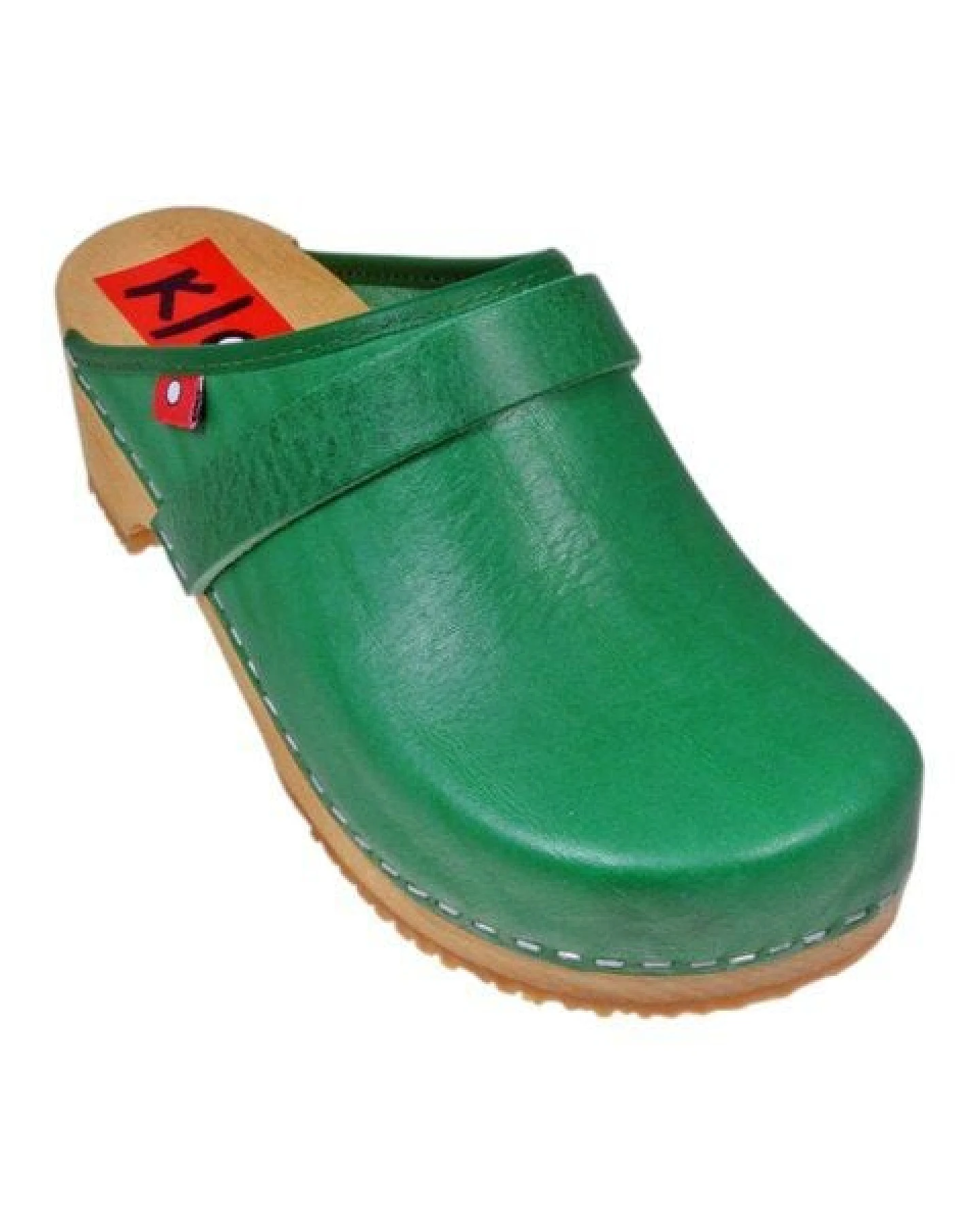 Klox Original Clog - handgemachter Holzclog mit pflanzlich gegerbtem Leder – Ansicht 2