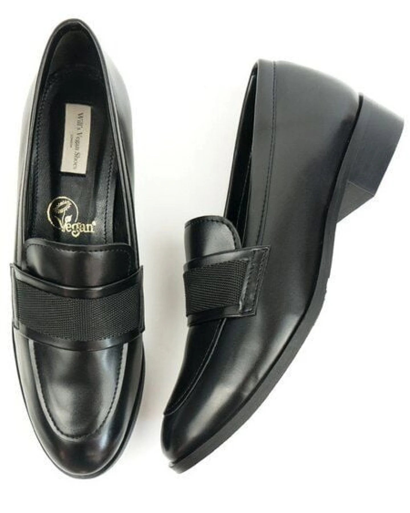 Will's Vegan Shop Band Loafer Schwarz Damen – Ansicht 2