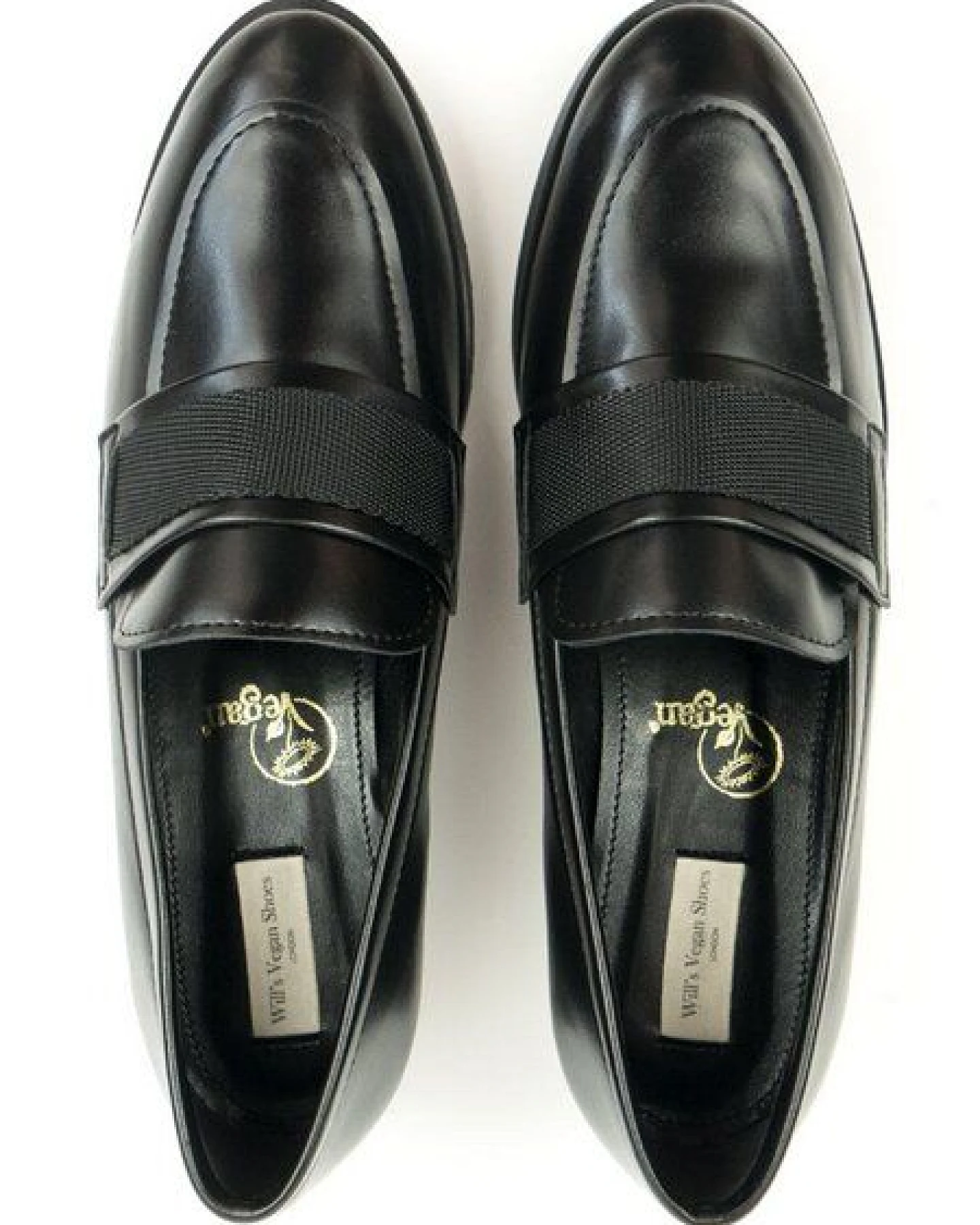 Will's Vegan Shop Band Loafer Schwarz Damen – Ansicht 3