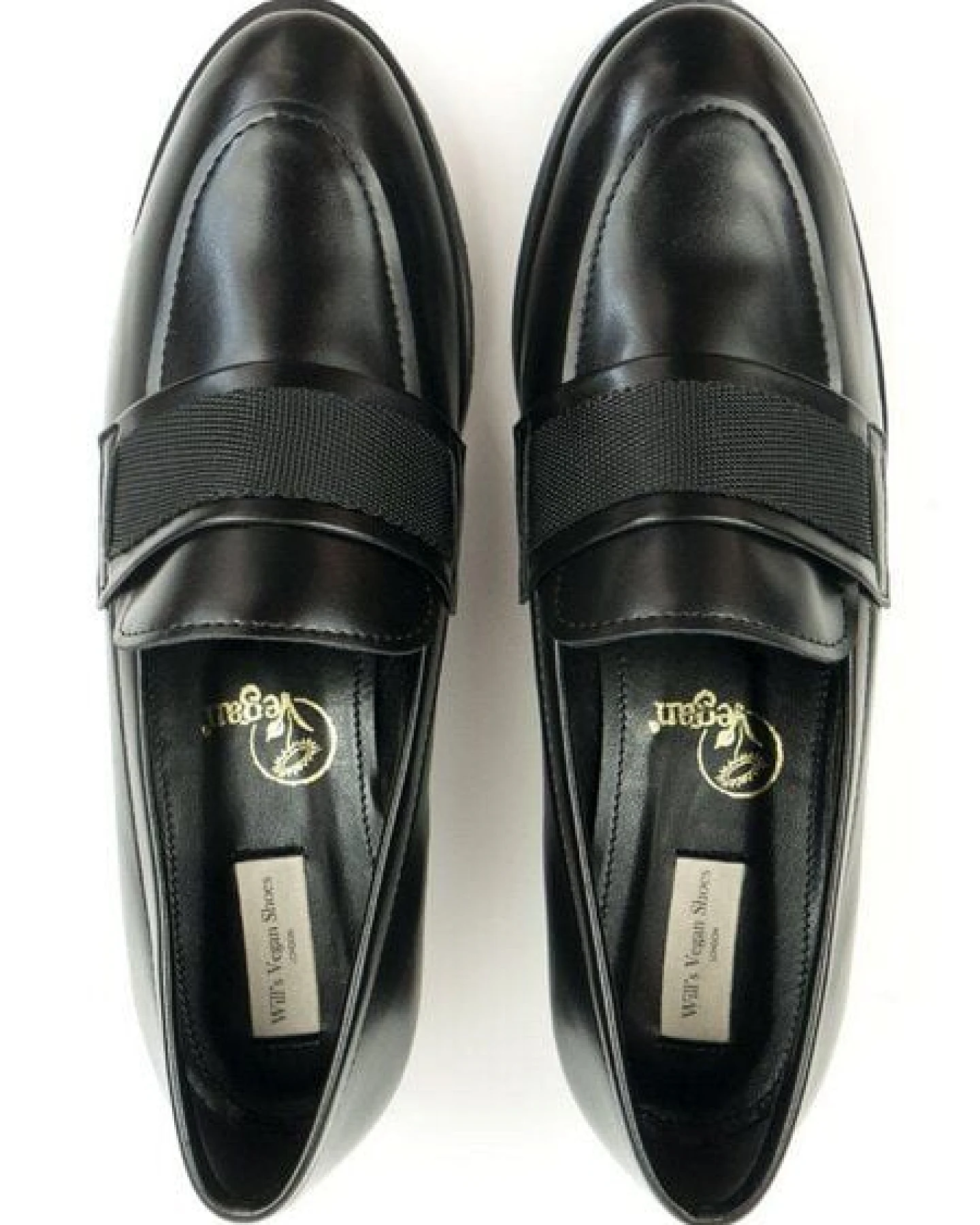 Will's Vegan Shop Band Loafer Schwarz Damen – Ansicht 3