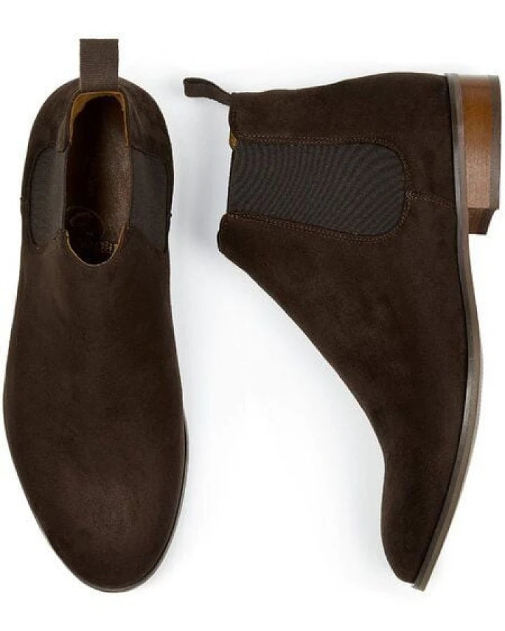 Will's Vegan Shop Chelsea-Stiefel Veganes Wildleder Herren