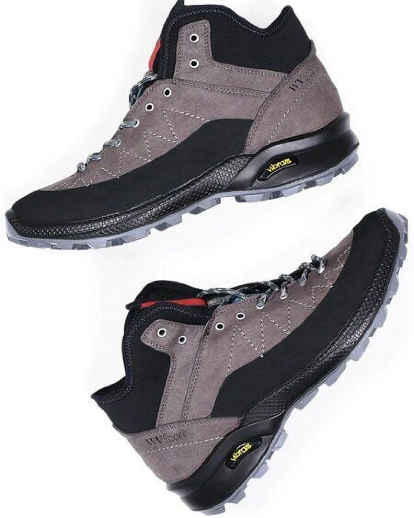 Will's Vegan Shop Cross-Wanderschuhe Grau Damen – Ansicht 2