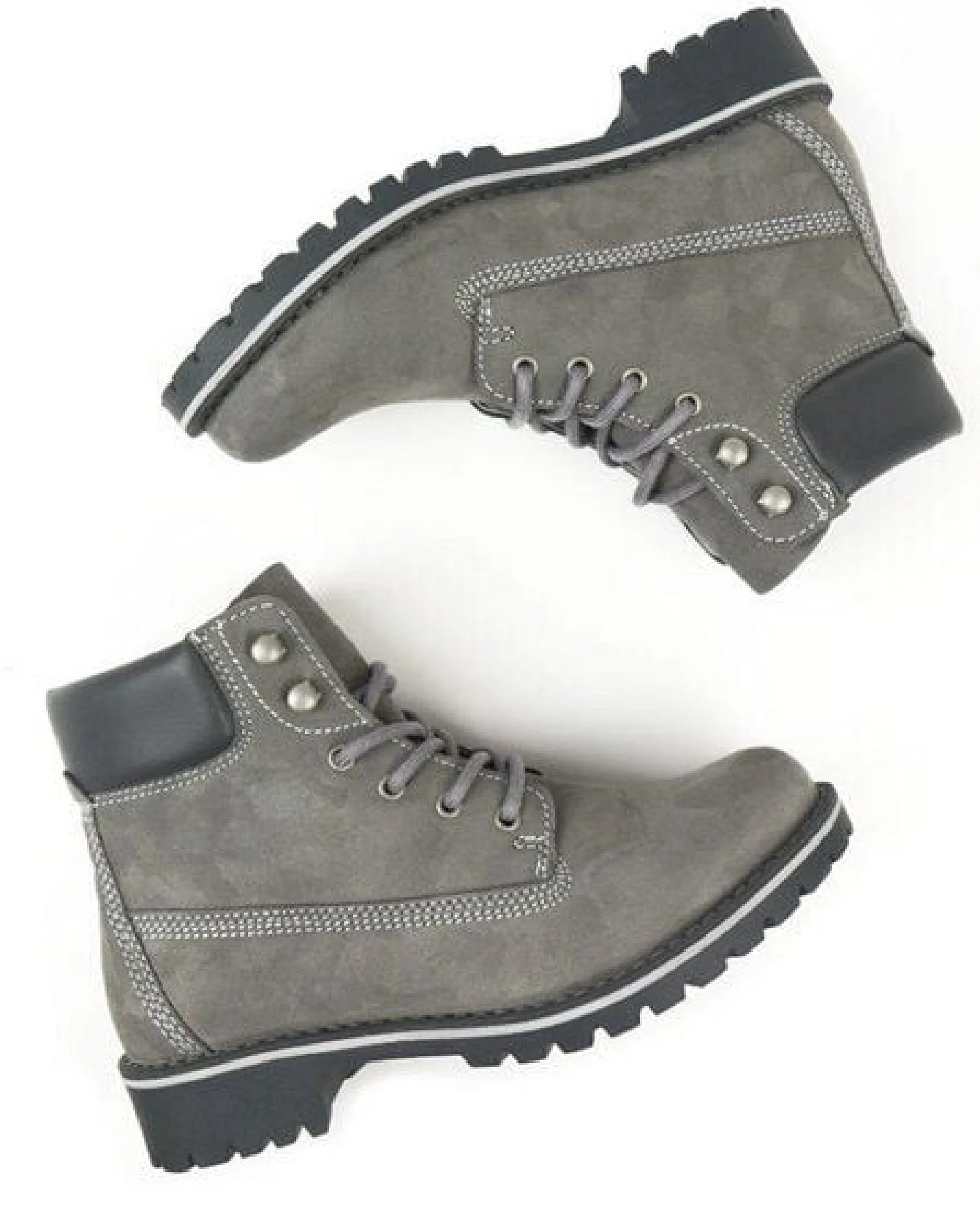 Will's Vegan Shop Dock-Boots Veganes Wildleder Damen – Ansicht 3