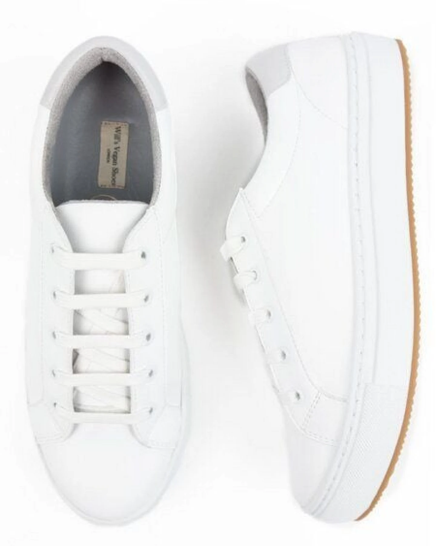 Will's Vegan Shop NY Turnschuhe Weiß Herren – Ansicht 2