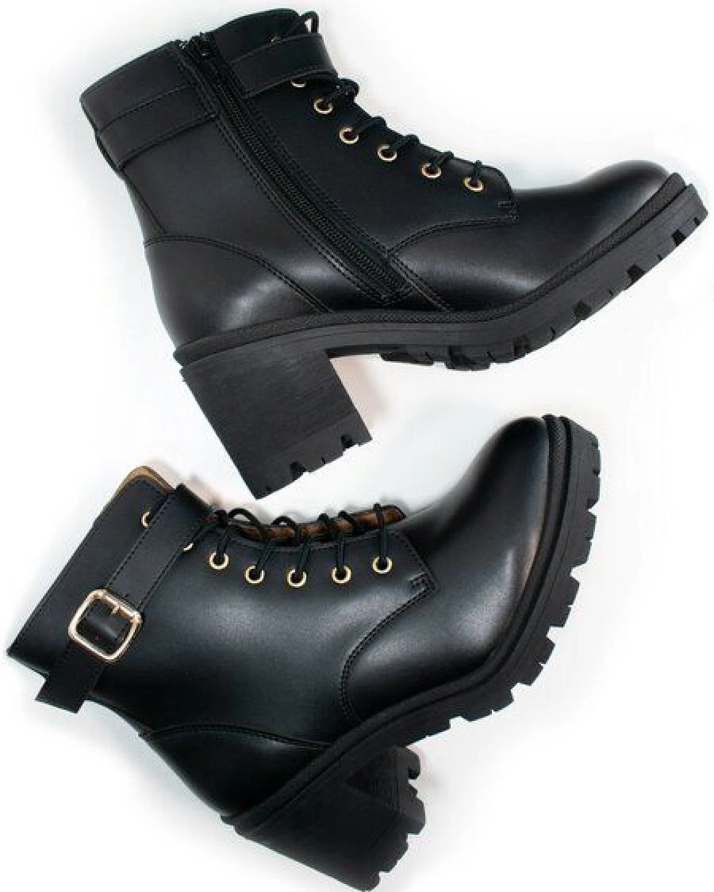Will's Vegan Shop Schnürstiefel mit Gleissohle Damen – Ansicht 2