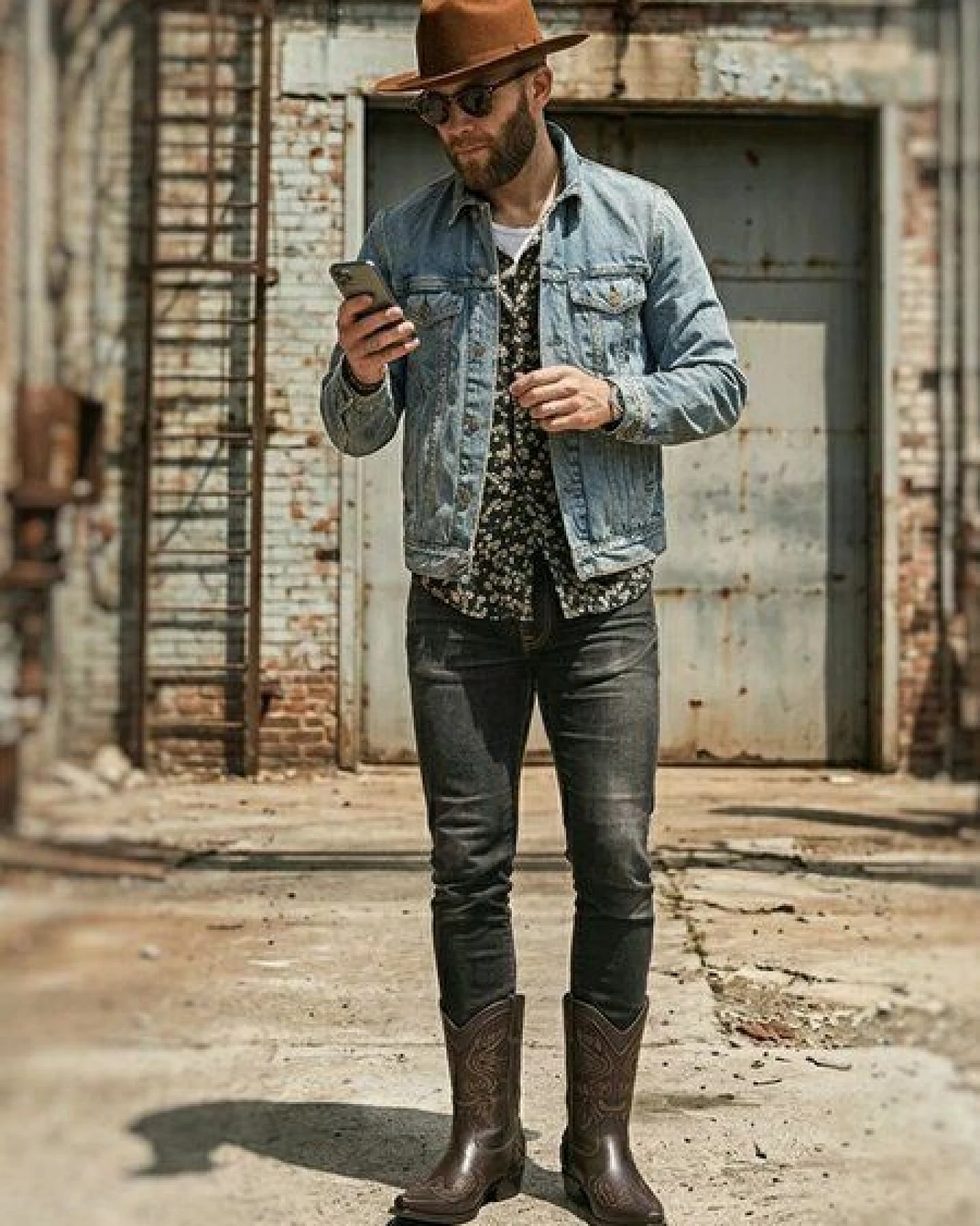 Will's Vegan Shop Westernstiefel Herren – Ansicht 3