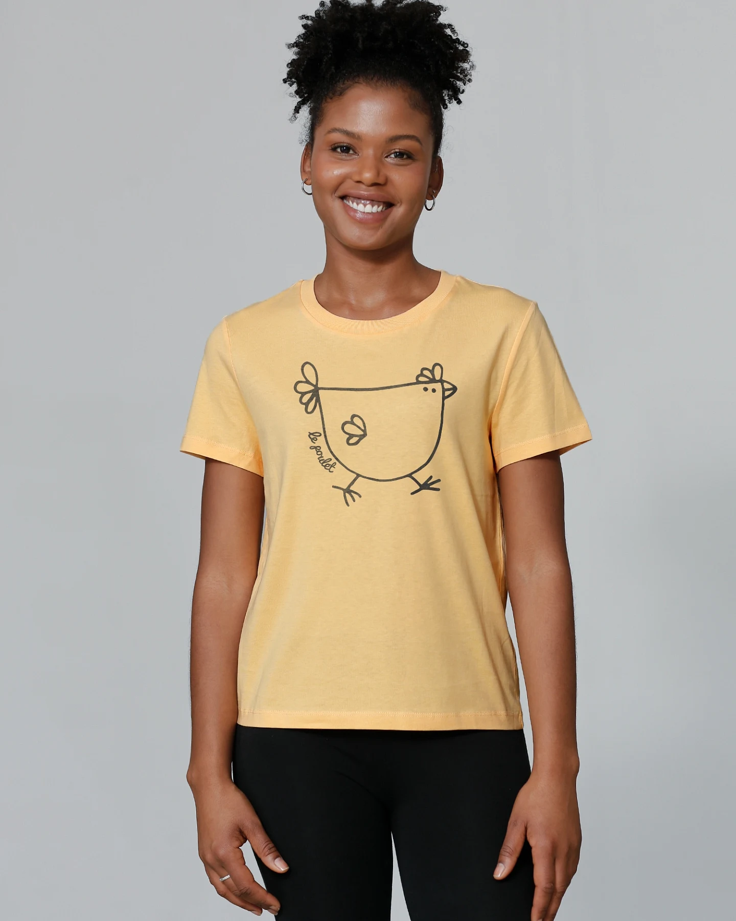Watapparel T-Shirt Le poulet - das Huhn – Ansicht 2