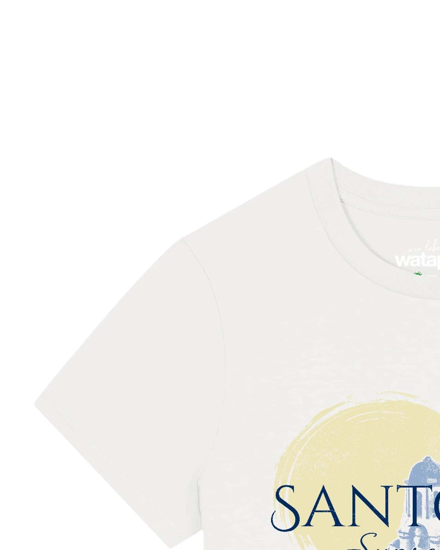 Watapparel T-Shirt Santorini Sunset Club – Ansicht 3